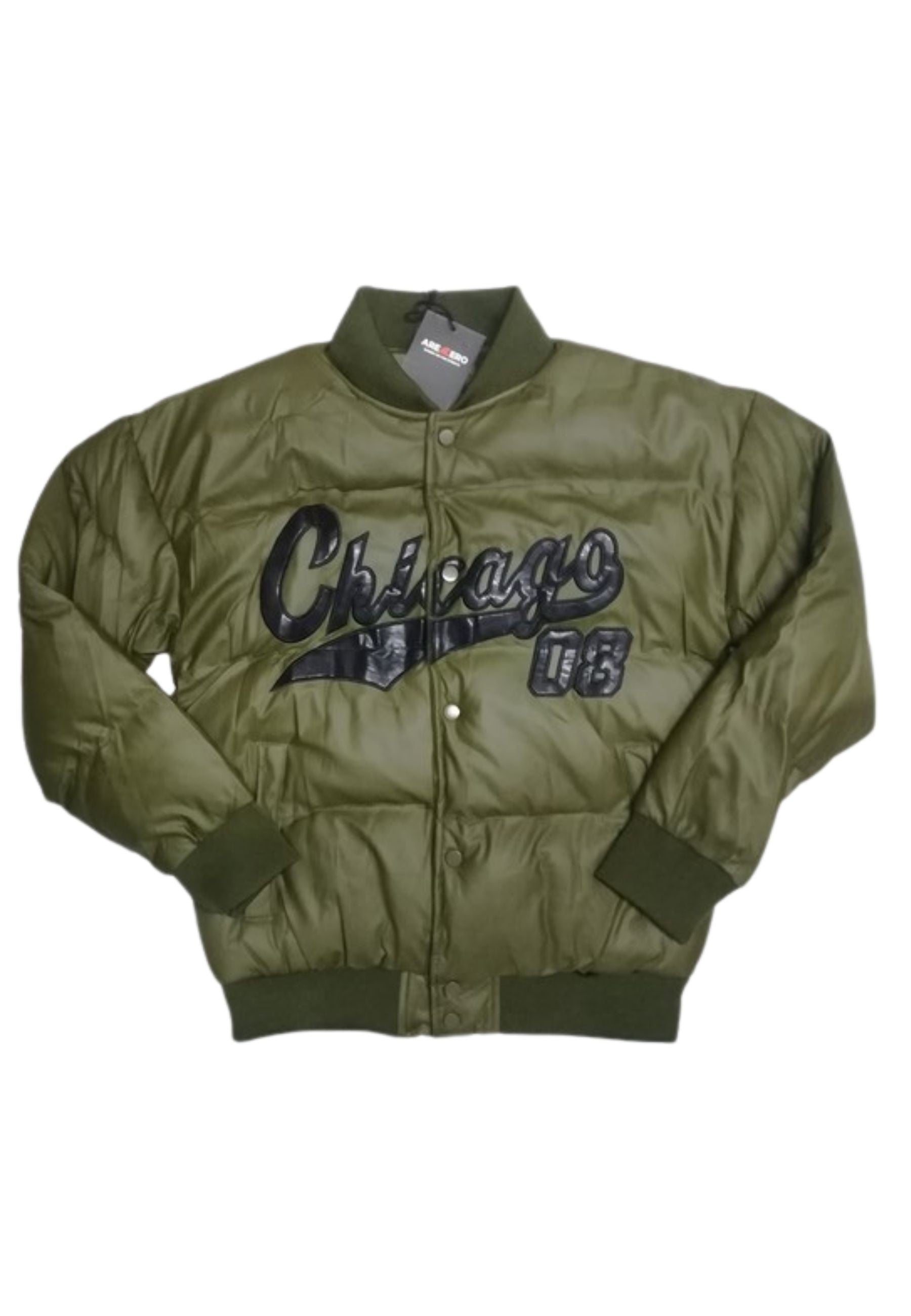 CAZADORA VERDE CHICAGO PADDED JACKET