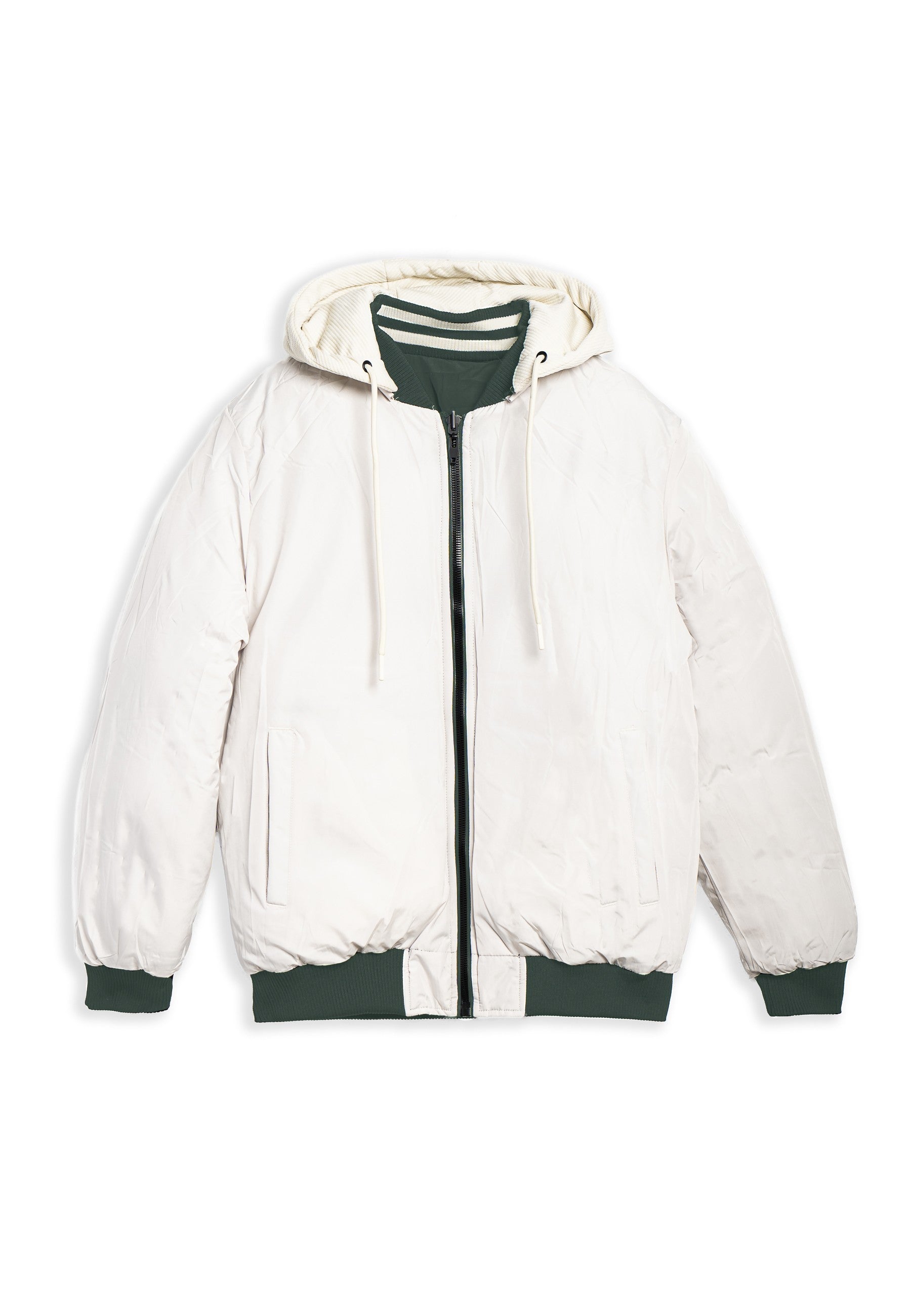 CAZADORA AREA ZERO VERDE NEW STYLE REVERSIBLE VARSITY JACKET