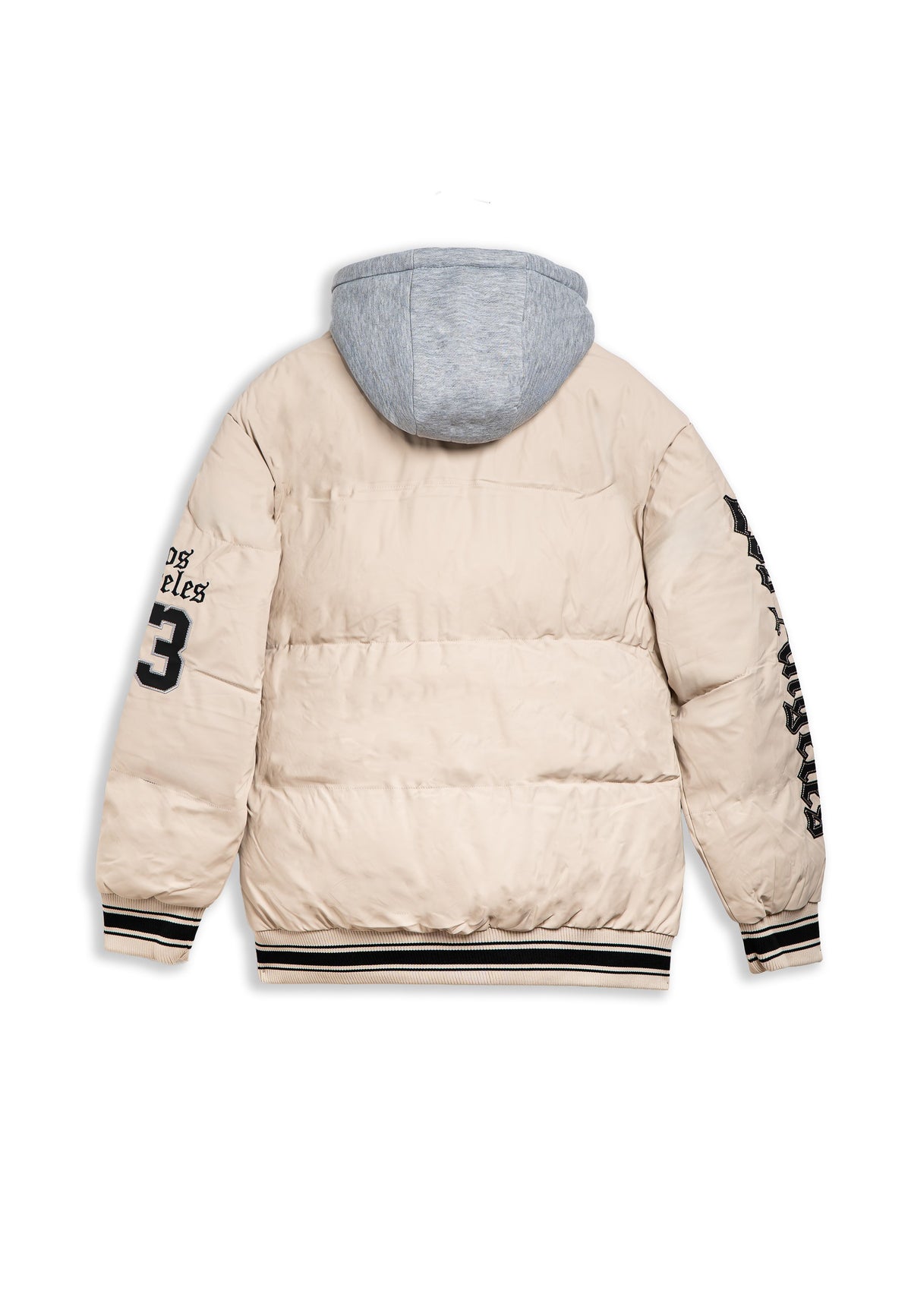 CAZADORA BEIGE LOS ANGELES BASEBALL TEAM COACH JACKET