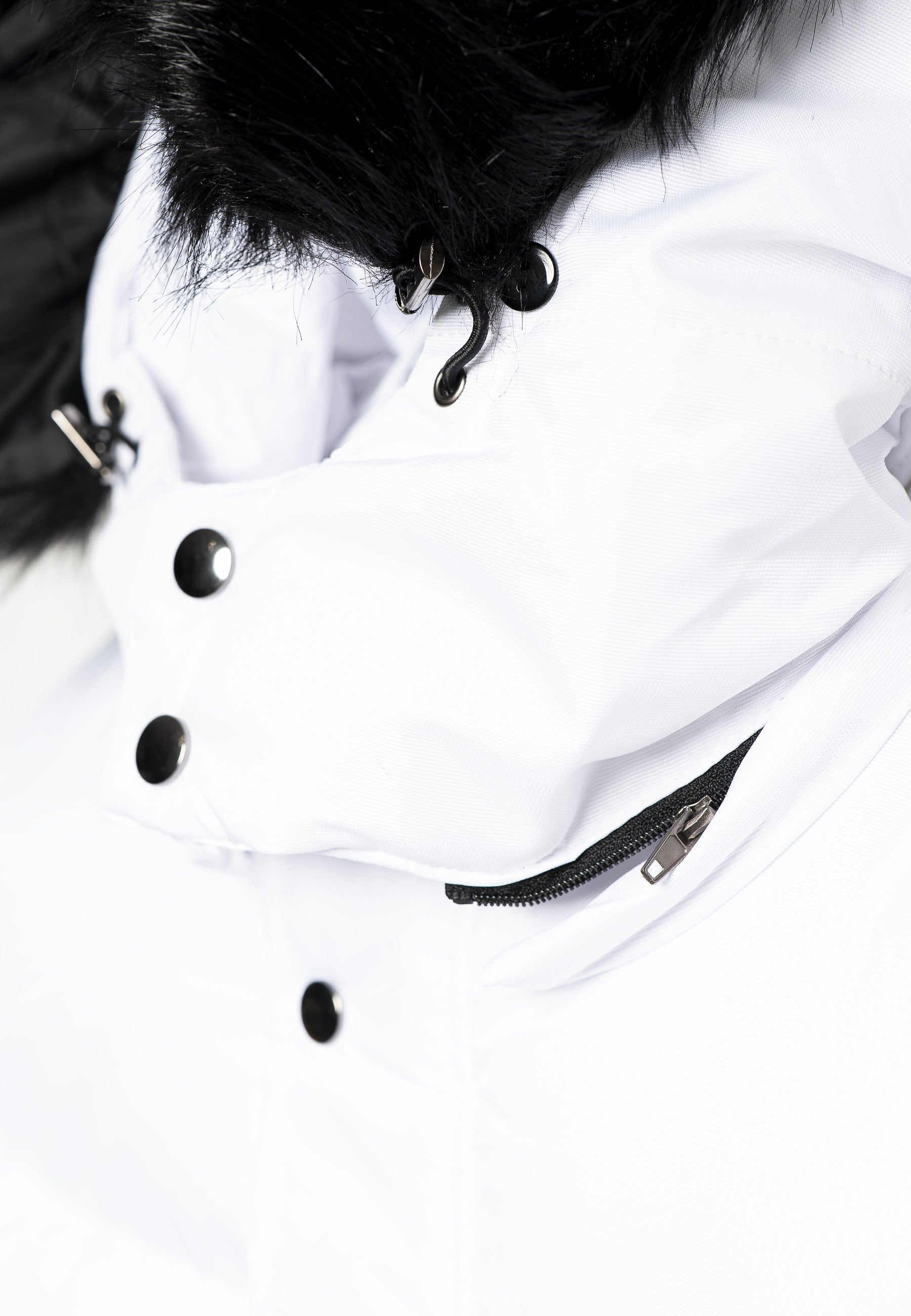 CAZADORA BLANCA HOODED PADDED JACKET