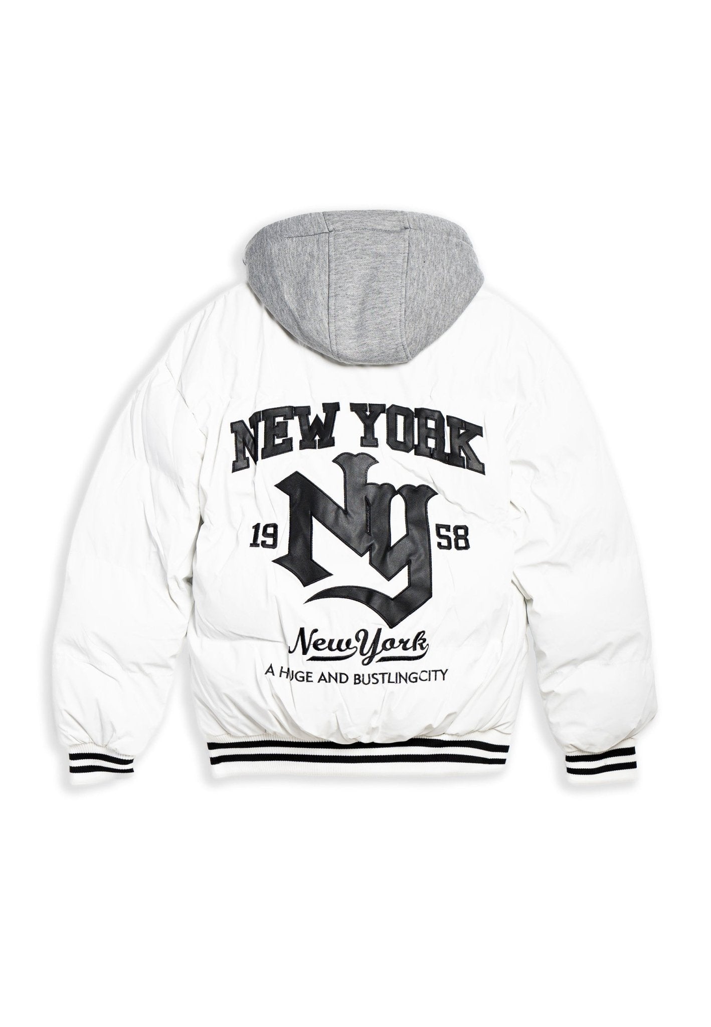 CAZADORA BLANCA NY COACH JACKET - AREA ZERO