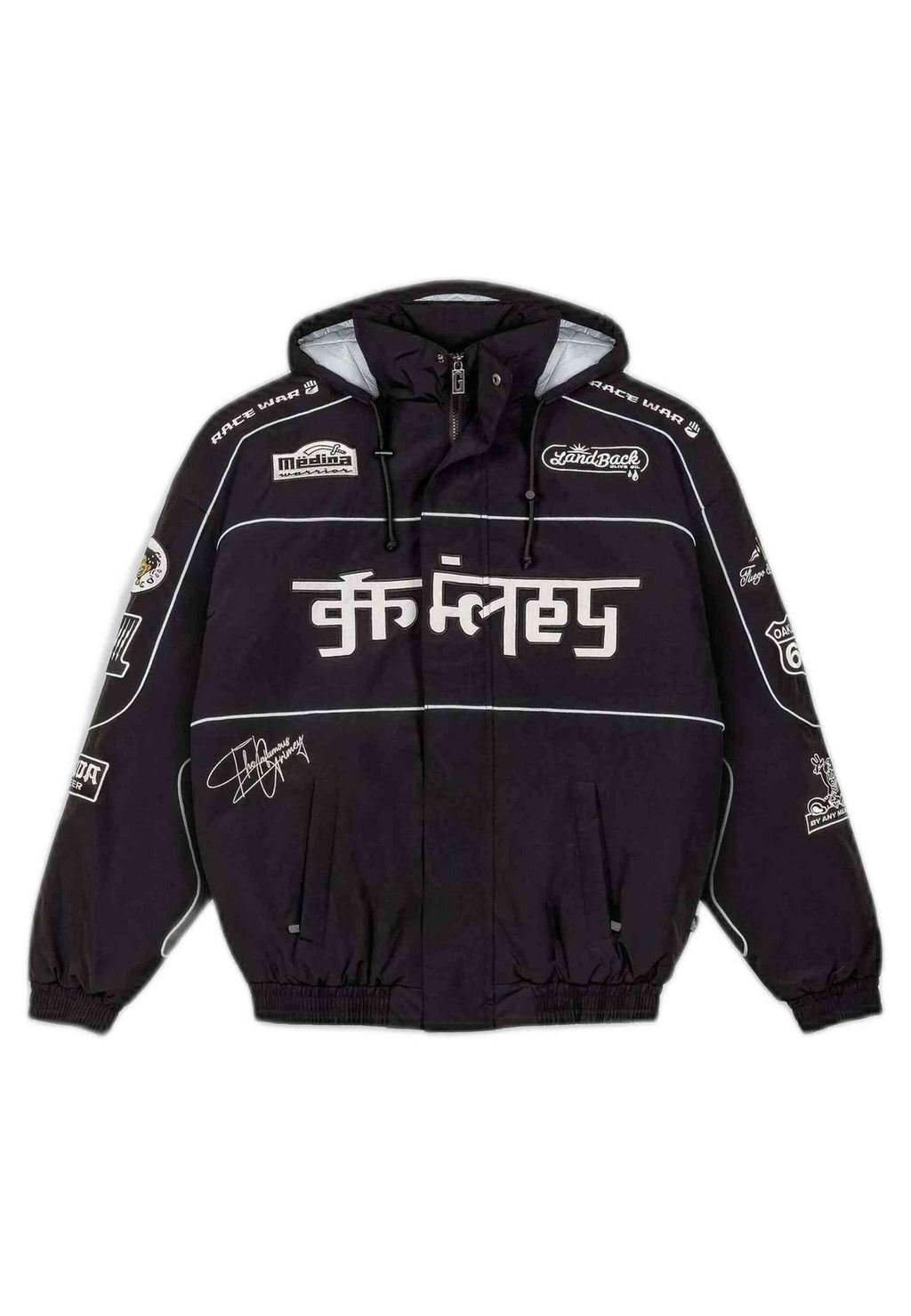 CAZADORA GRIMEY NEGRA RACE WAR PULL OVER JACKET