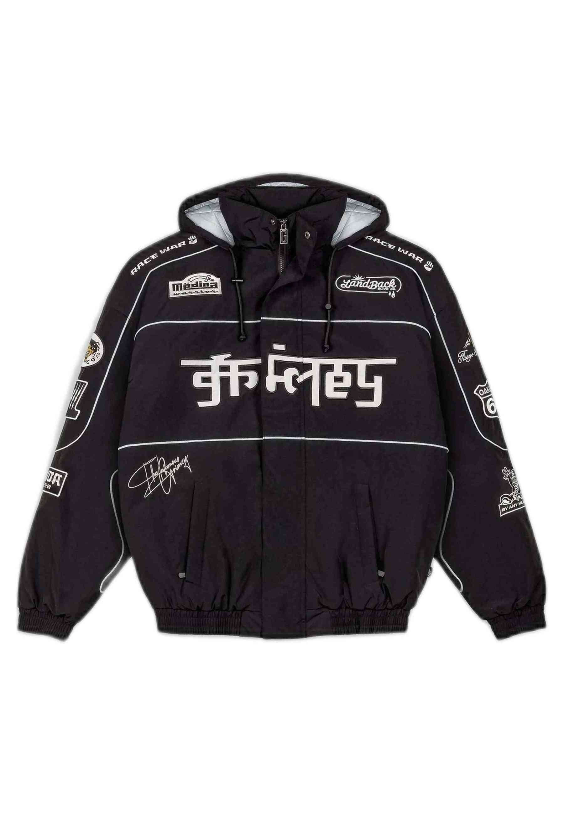 CAZADORA GRIMEY NEGRA RACE WAR PULL OVER JACKET