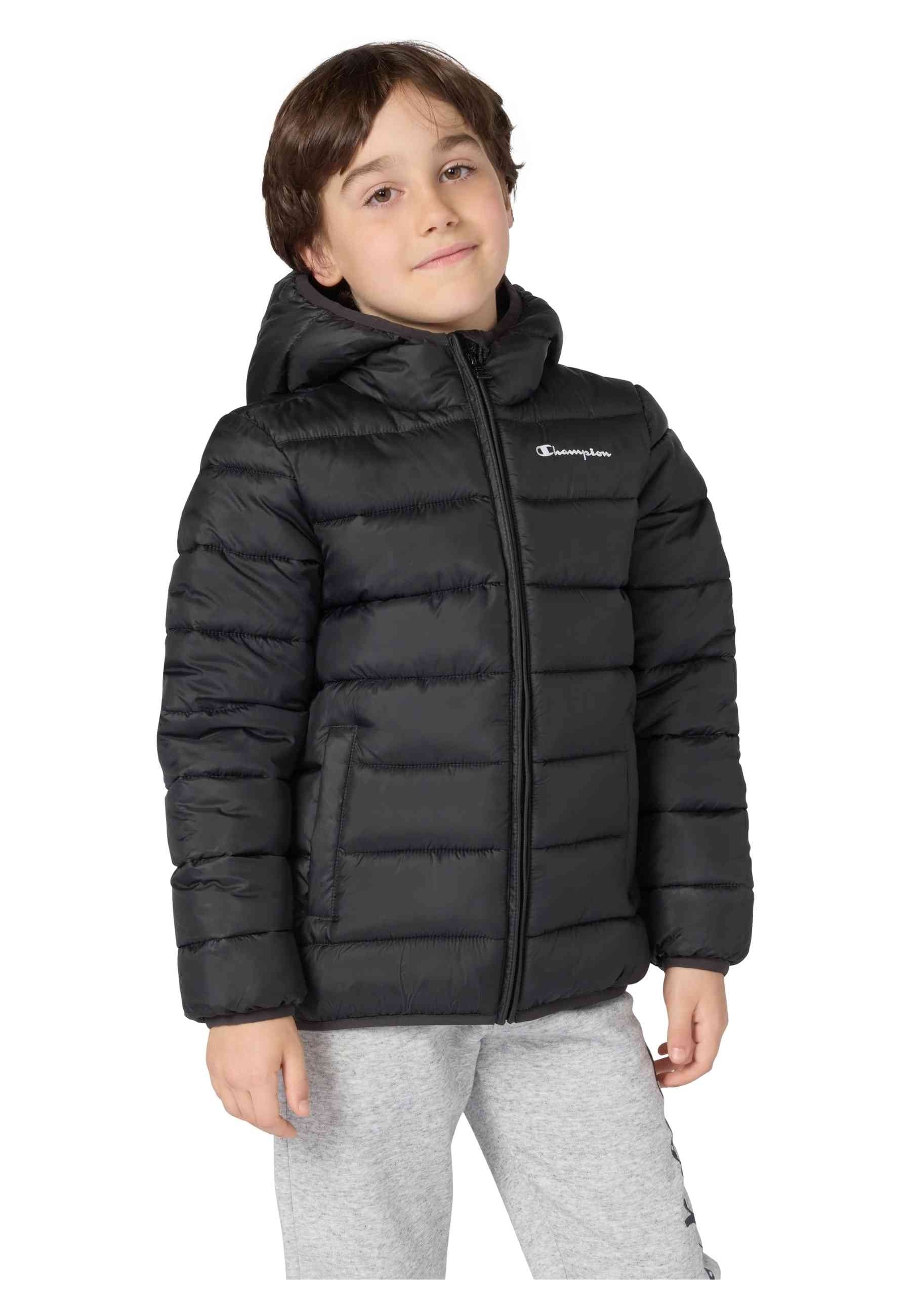 CAZADORA JUNIOR CHAMPION NEGRA SMALL LOGO PADDED JACKET