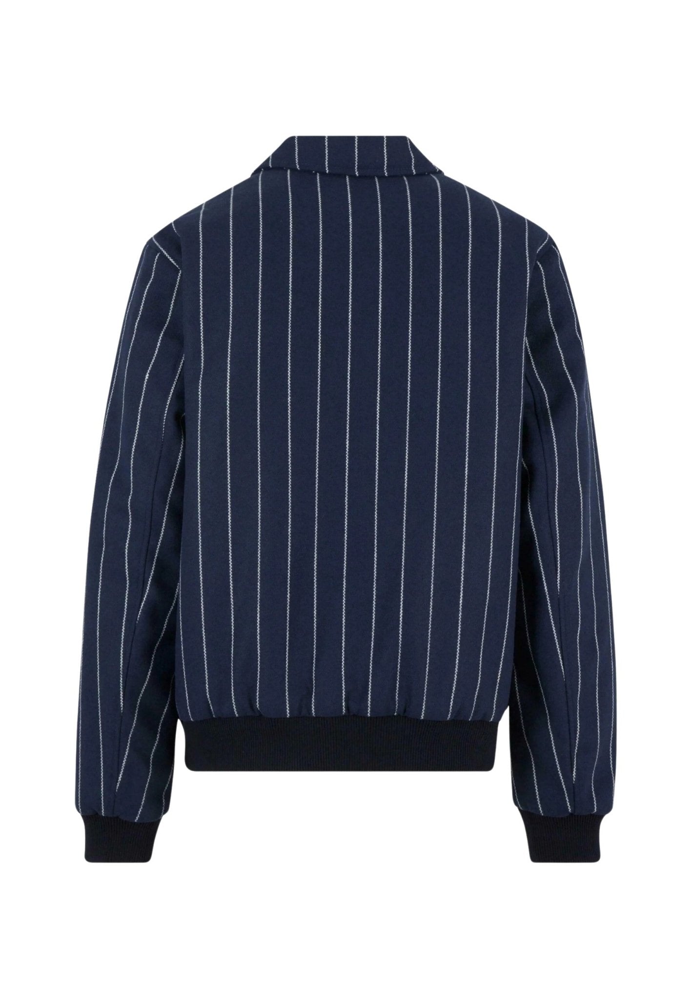 CAZADORA KARL KANI AZUL RAYAS PINSTRIPES WOOL JACKET - AREA ZERO