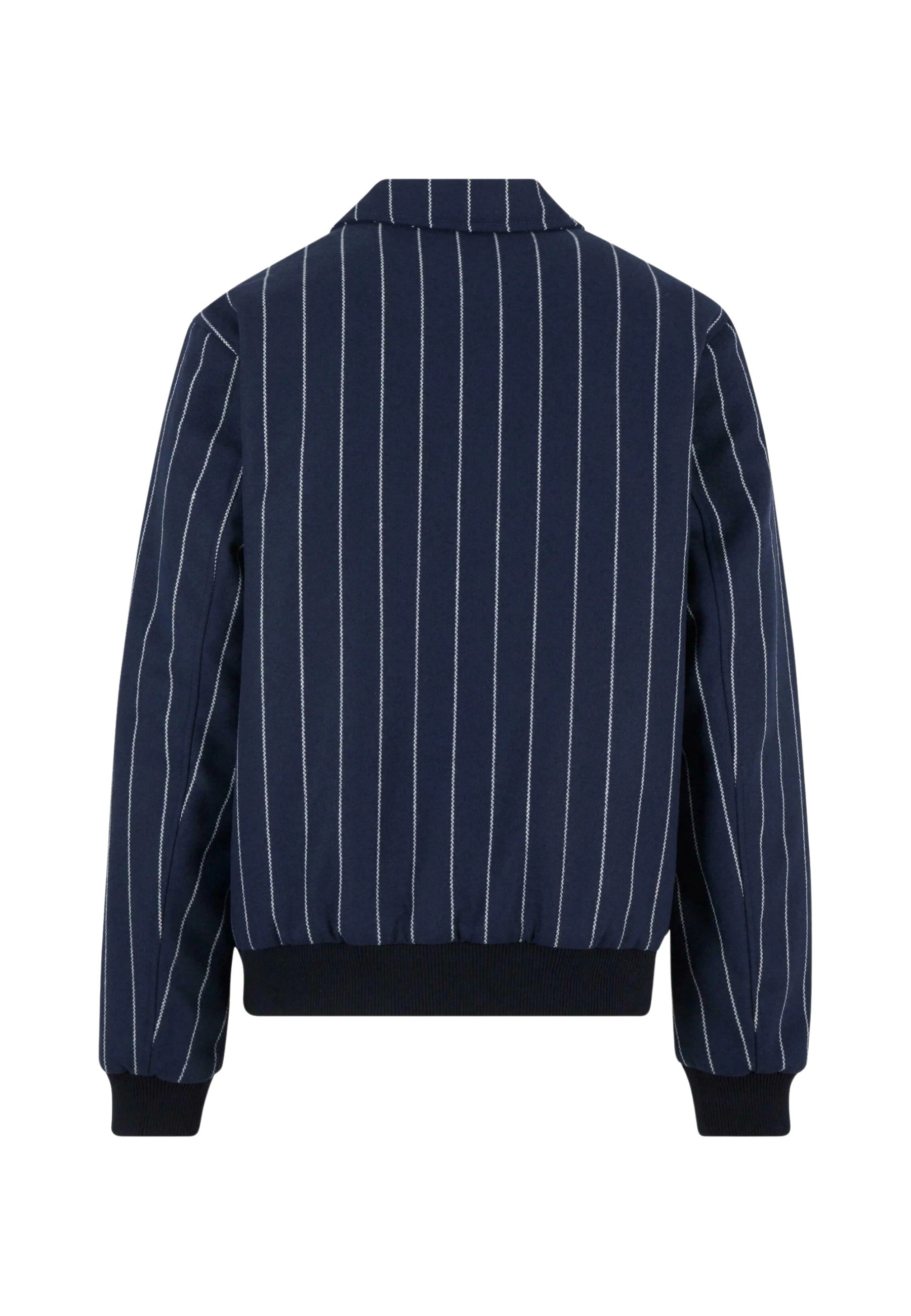 CAZADORA KARL KANI AZUL RAYAS PINSTRIPES WOOL JACKET