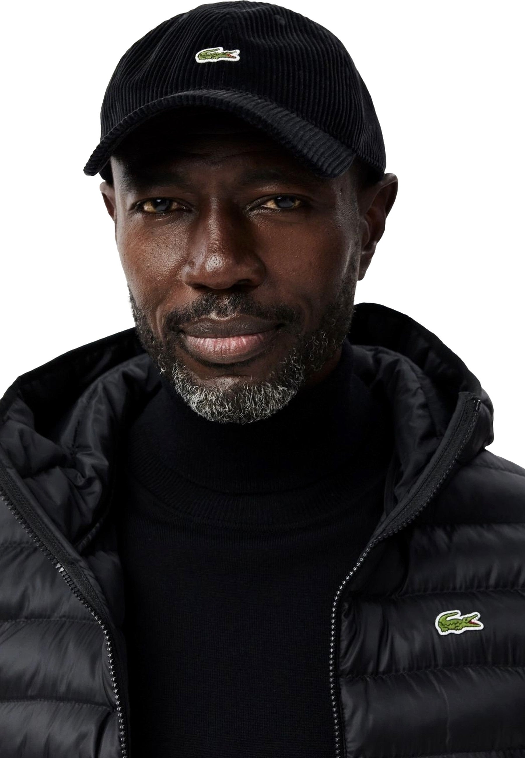 CAZADORA LACOSTE NEGRA ESSENTIAL PADDED JACKET