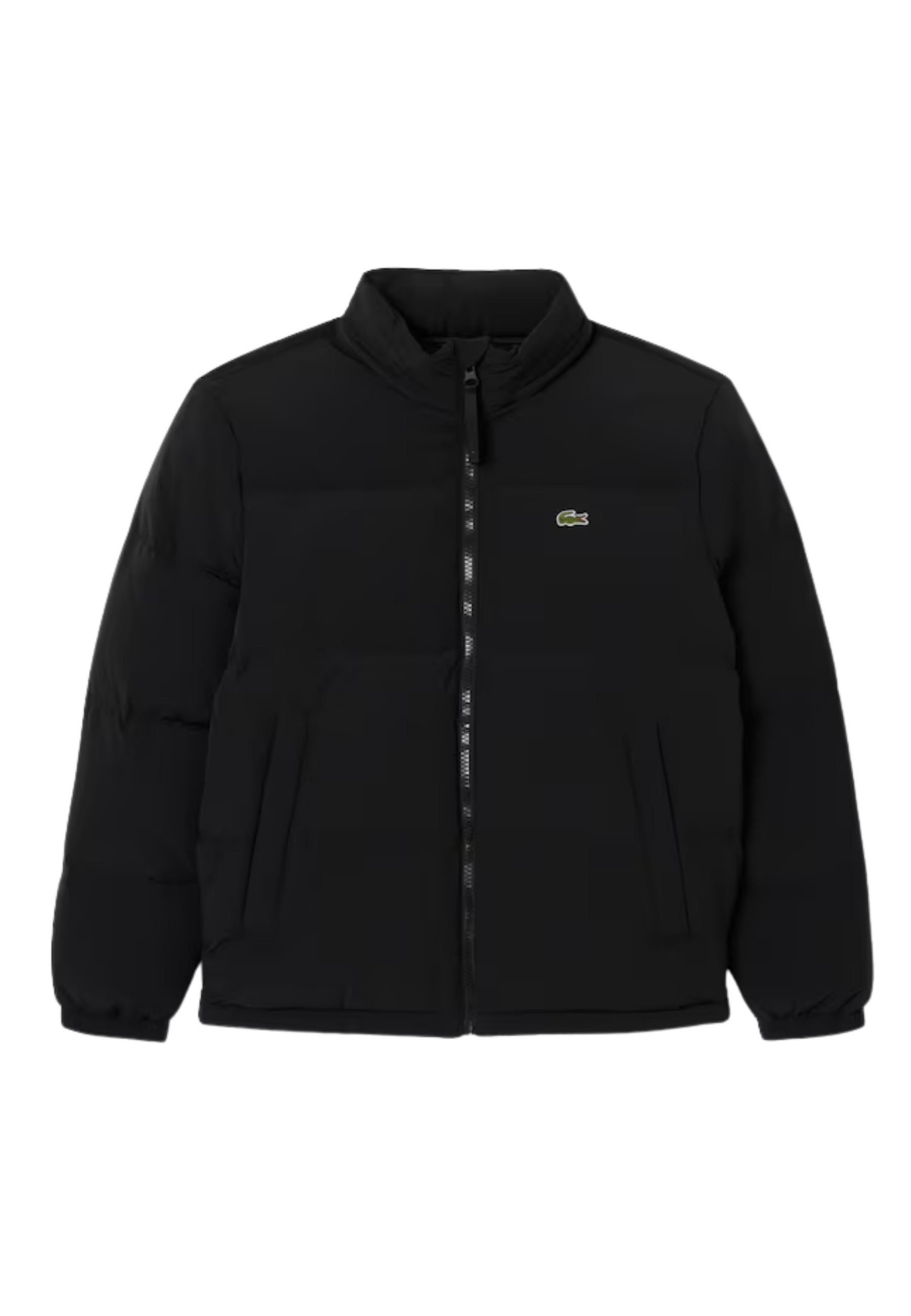 CAZADORA LACOSTE NEGRA HOODED WATERPROOF PADDED JACKET