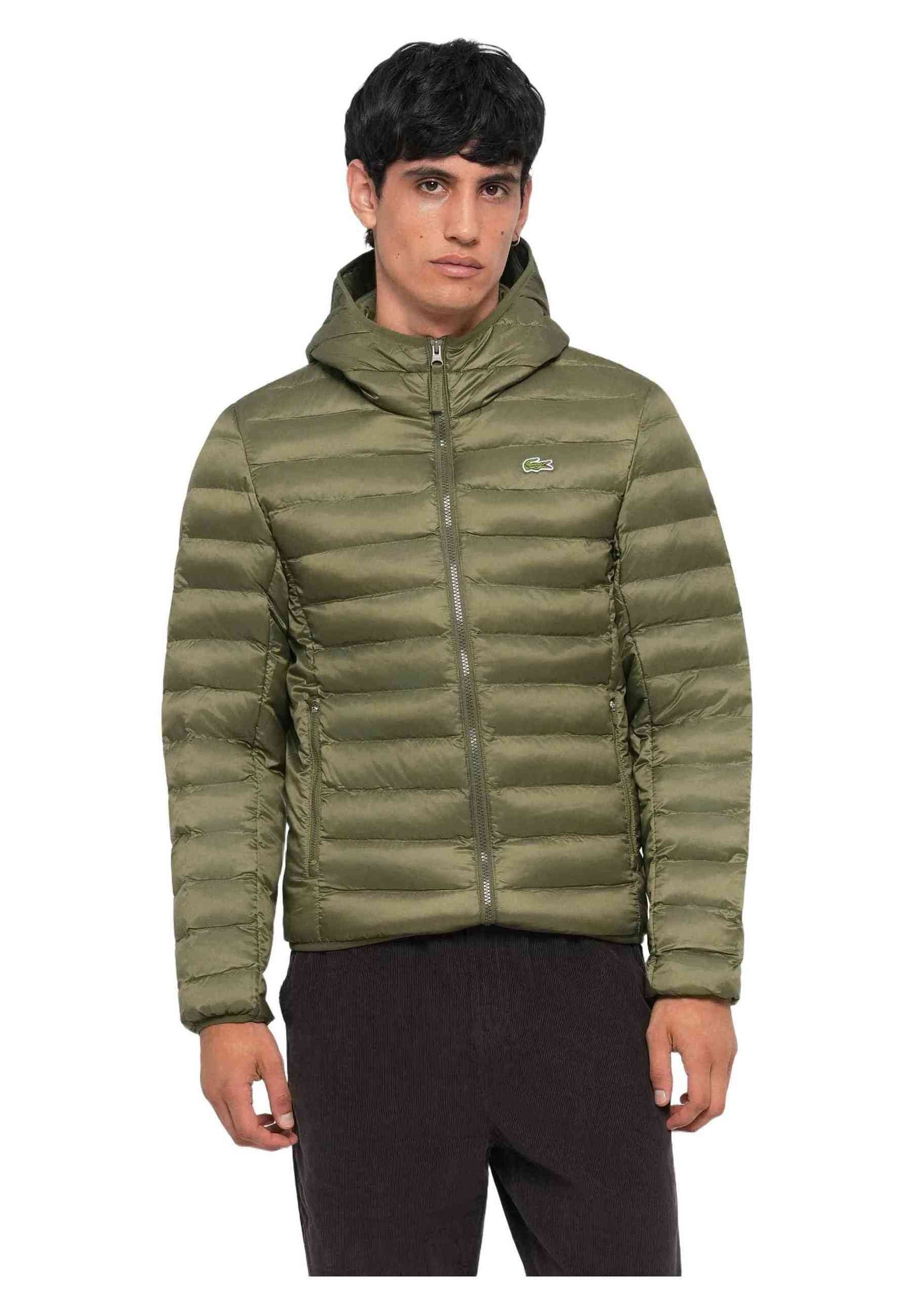 CAZADORA LACOSTE VERDE ESSENTIAL PADDED JACKET