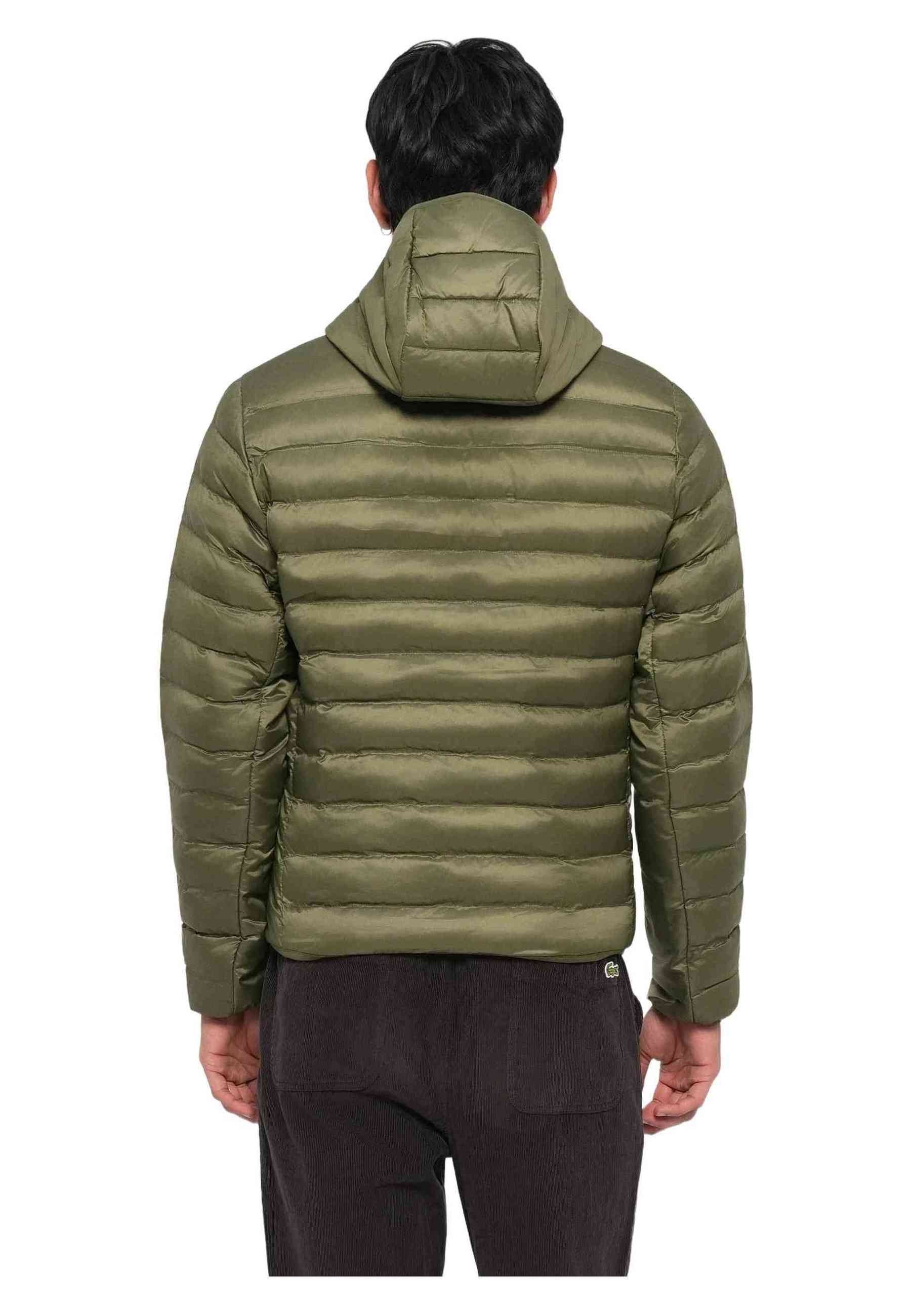 CAZADORA LACOSTE VERDE ESSENTIAL PADDED JACKET