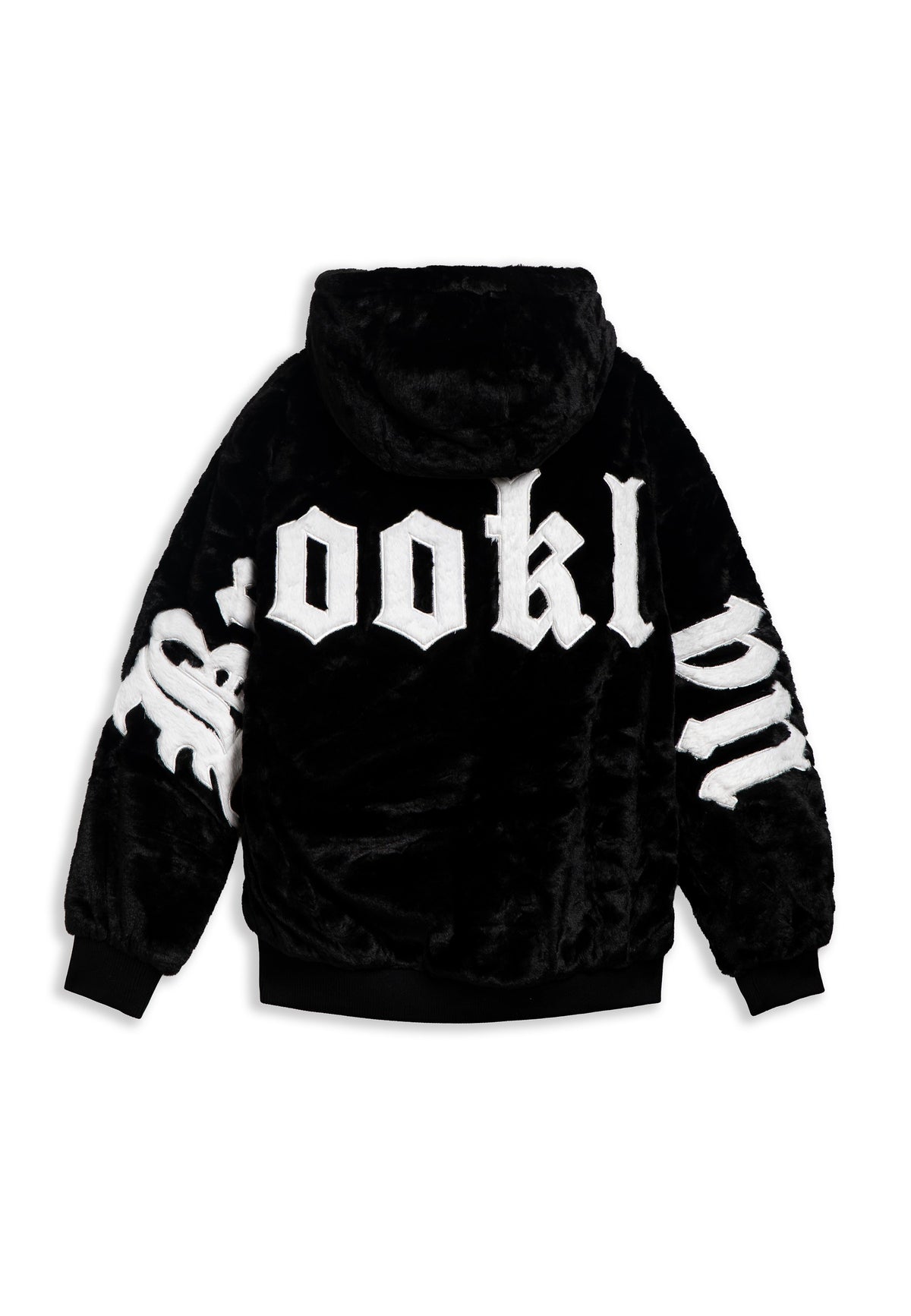 CAZADORA NEGRA BROOKLIN 23 FAUX FUR JACKET