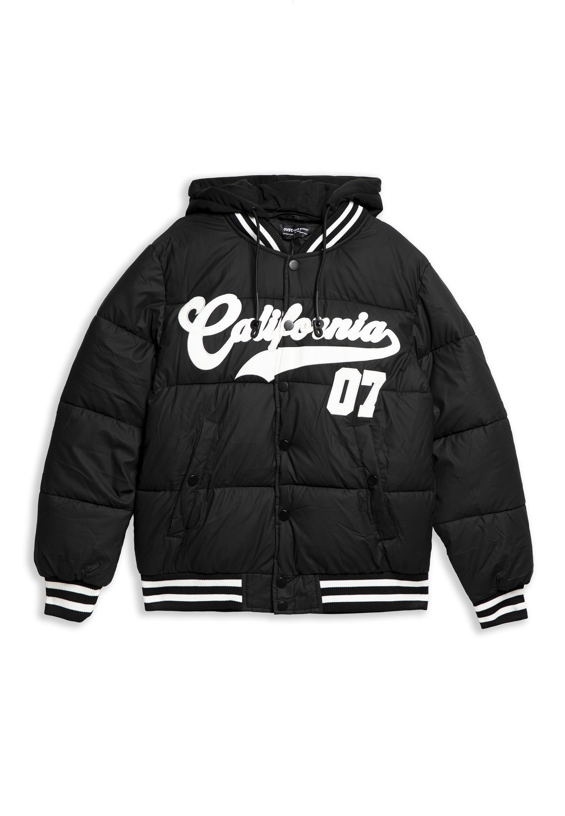 CAZADORA NEGRA CALIFORNIA 07 PADDED JACKET