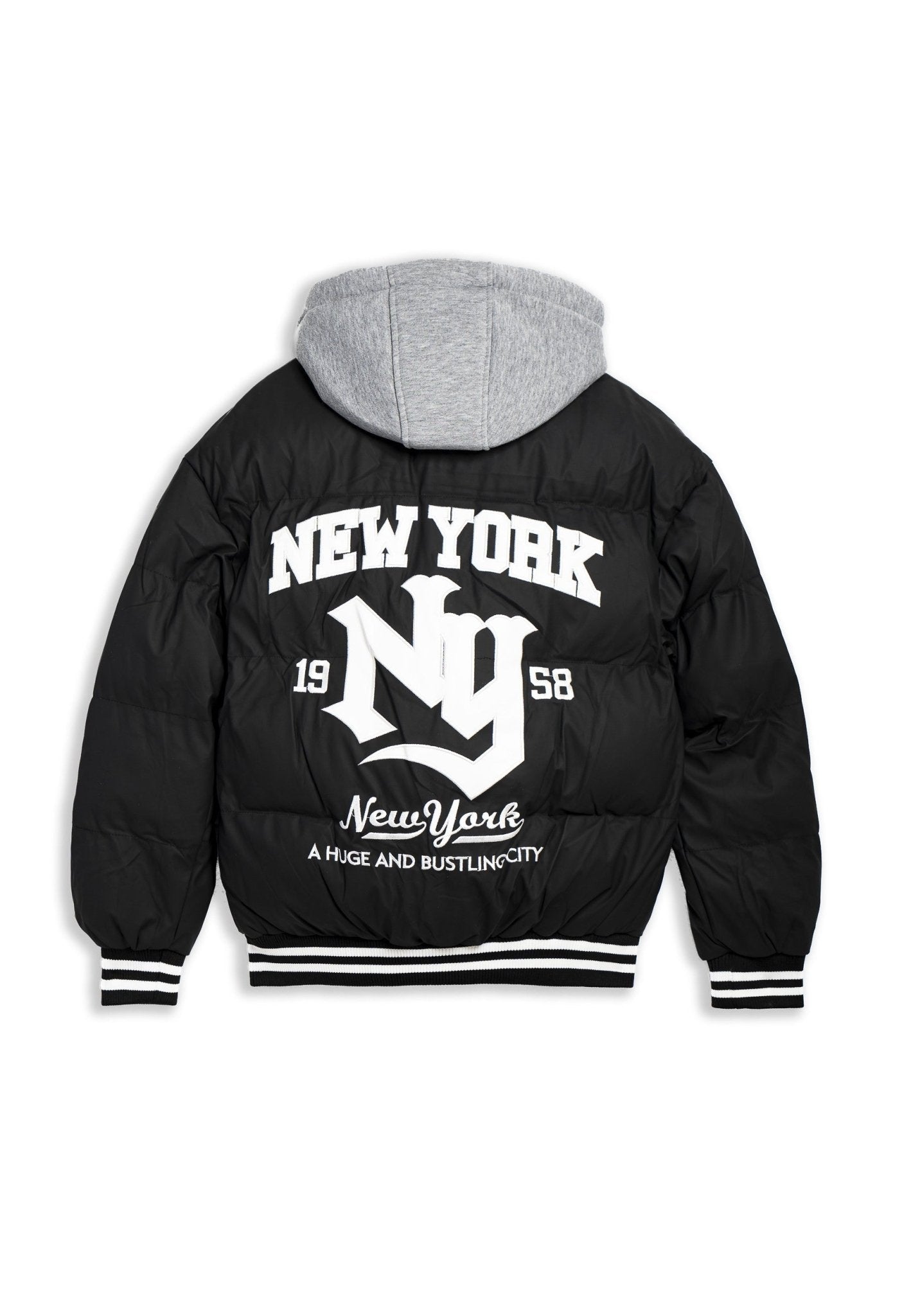 CAZADORA NEGRA NY COACH JACKET - AREA ZERO