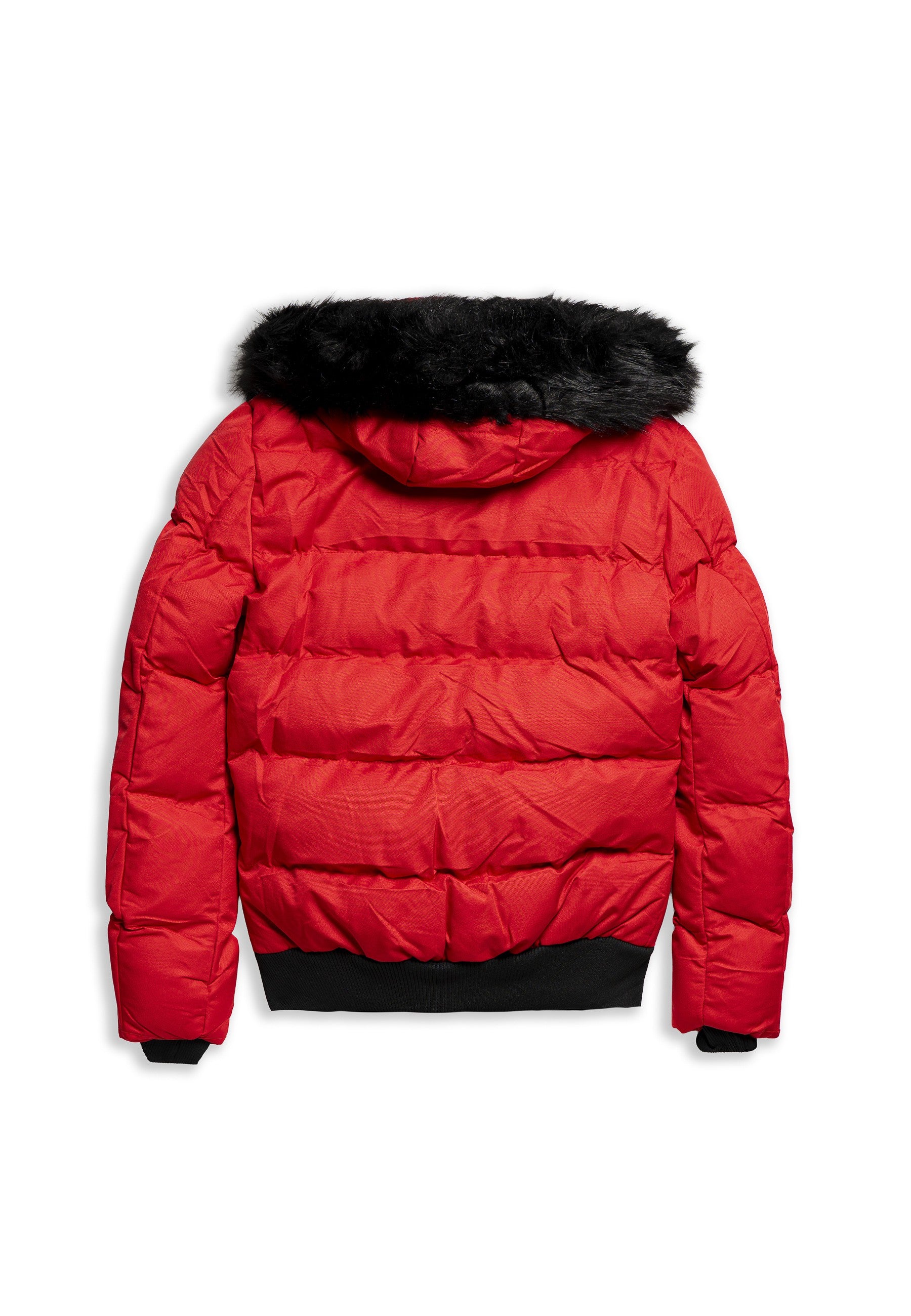 CAZADORA ROJA HOODED PADDED JACKET