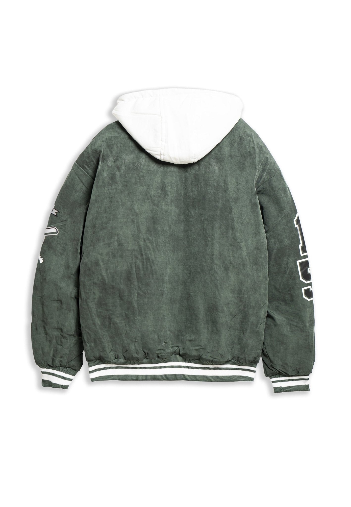 CAZADORA VERDE CHICAGO 33 VARSITY JACKET - AREA ZERO