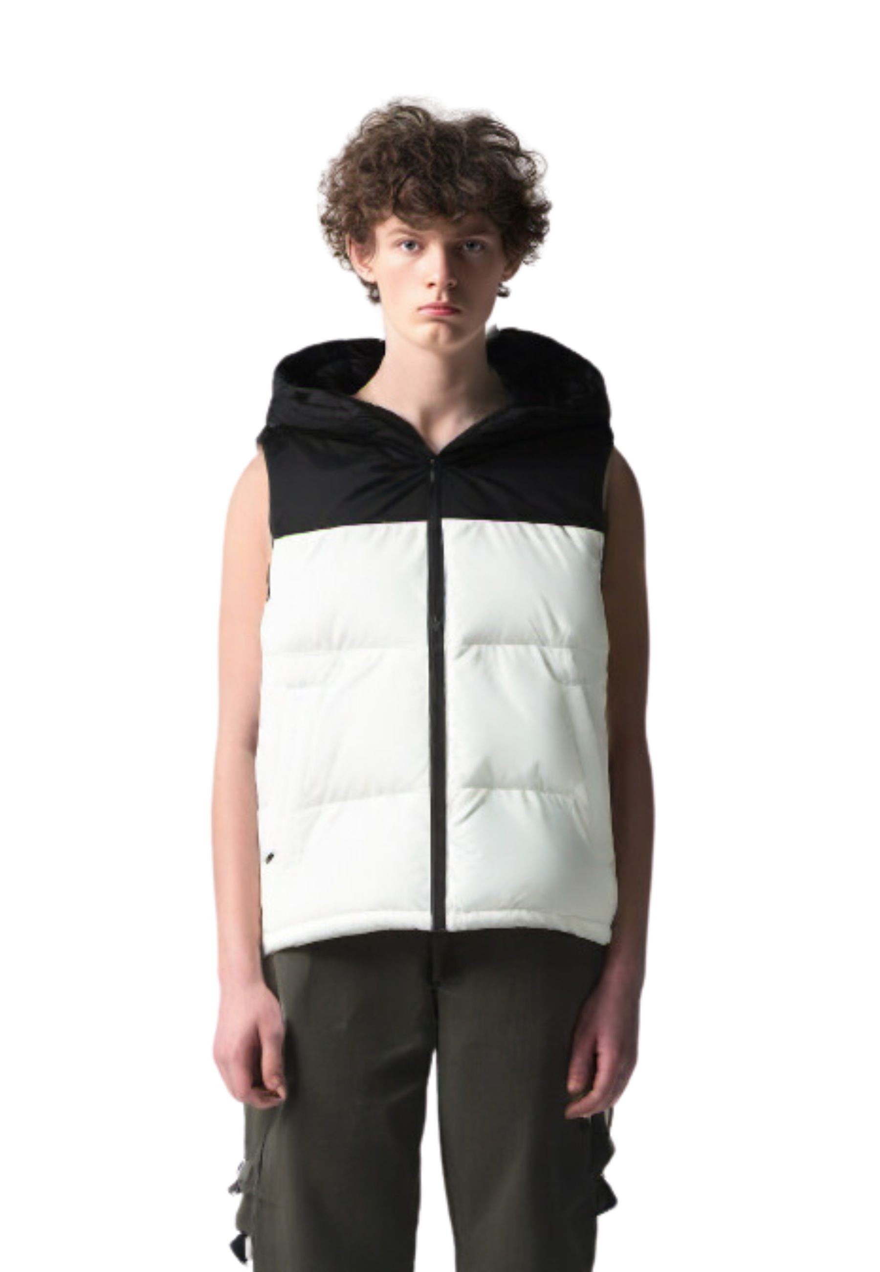 CHALECO BLANCO COMBINADO PADDED VEST
