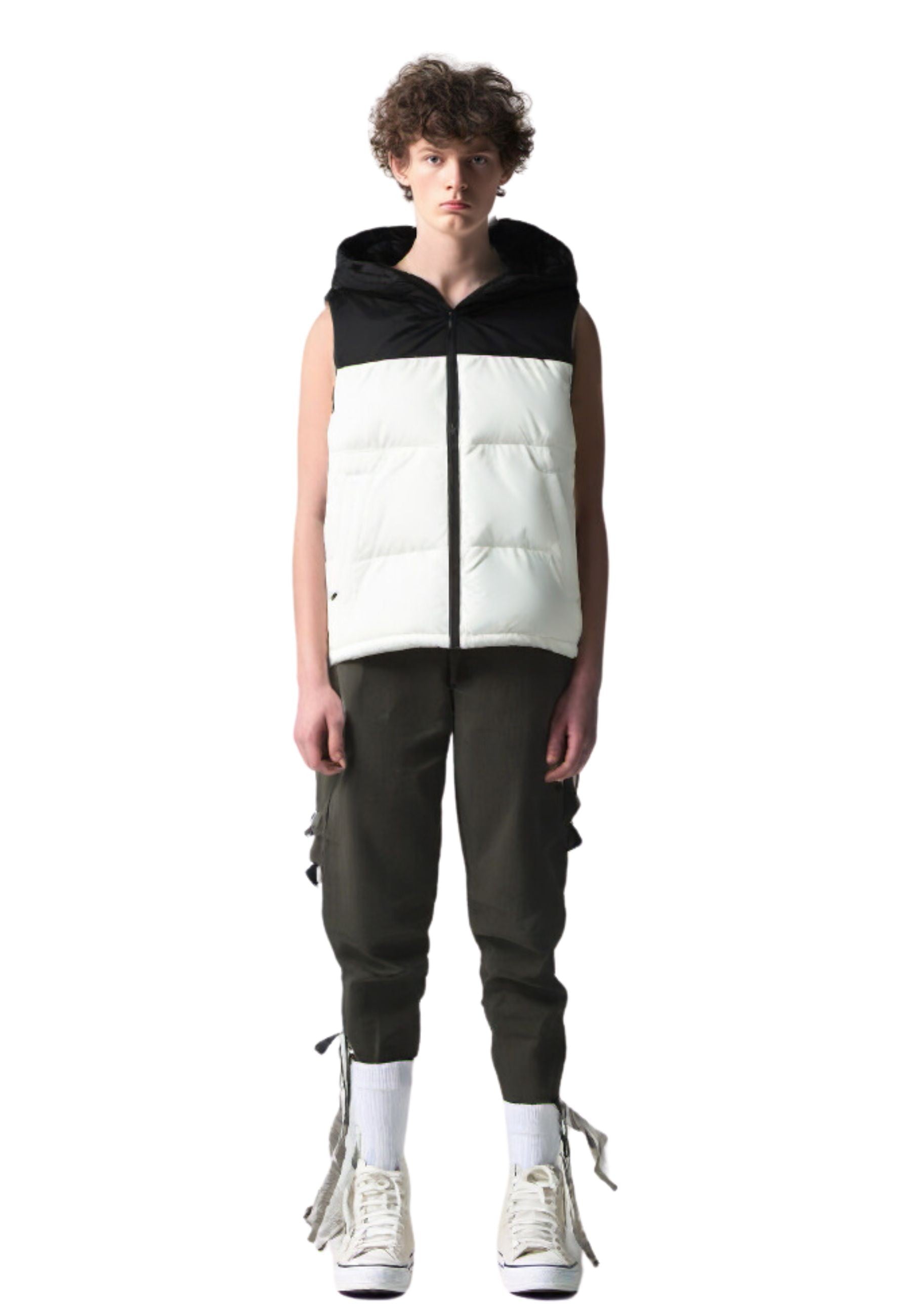 CHALECO BLANCO COMBINADO PADDED VEST