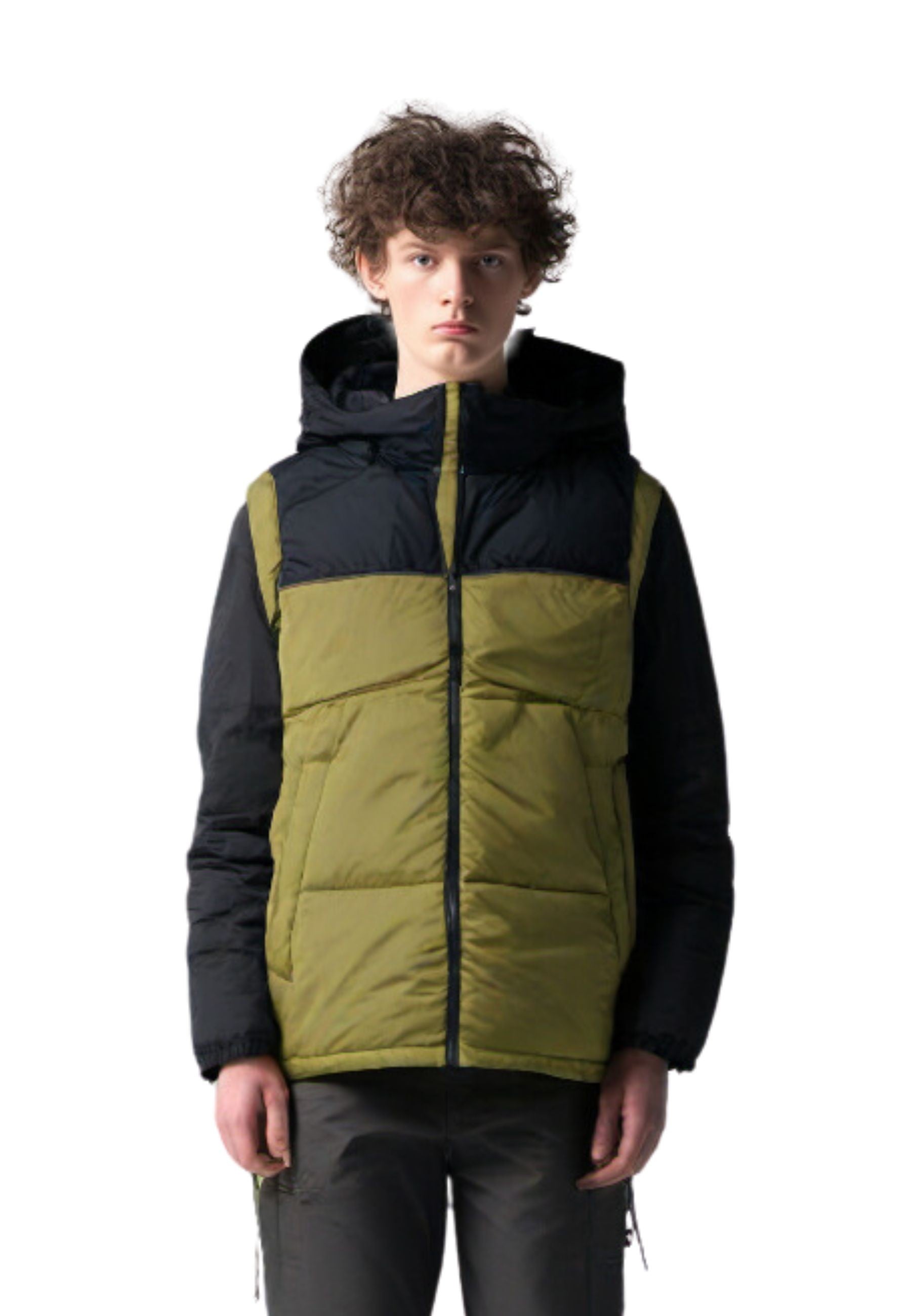 CHALECO VERDE COMBINADO PADDED VEST