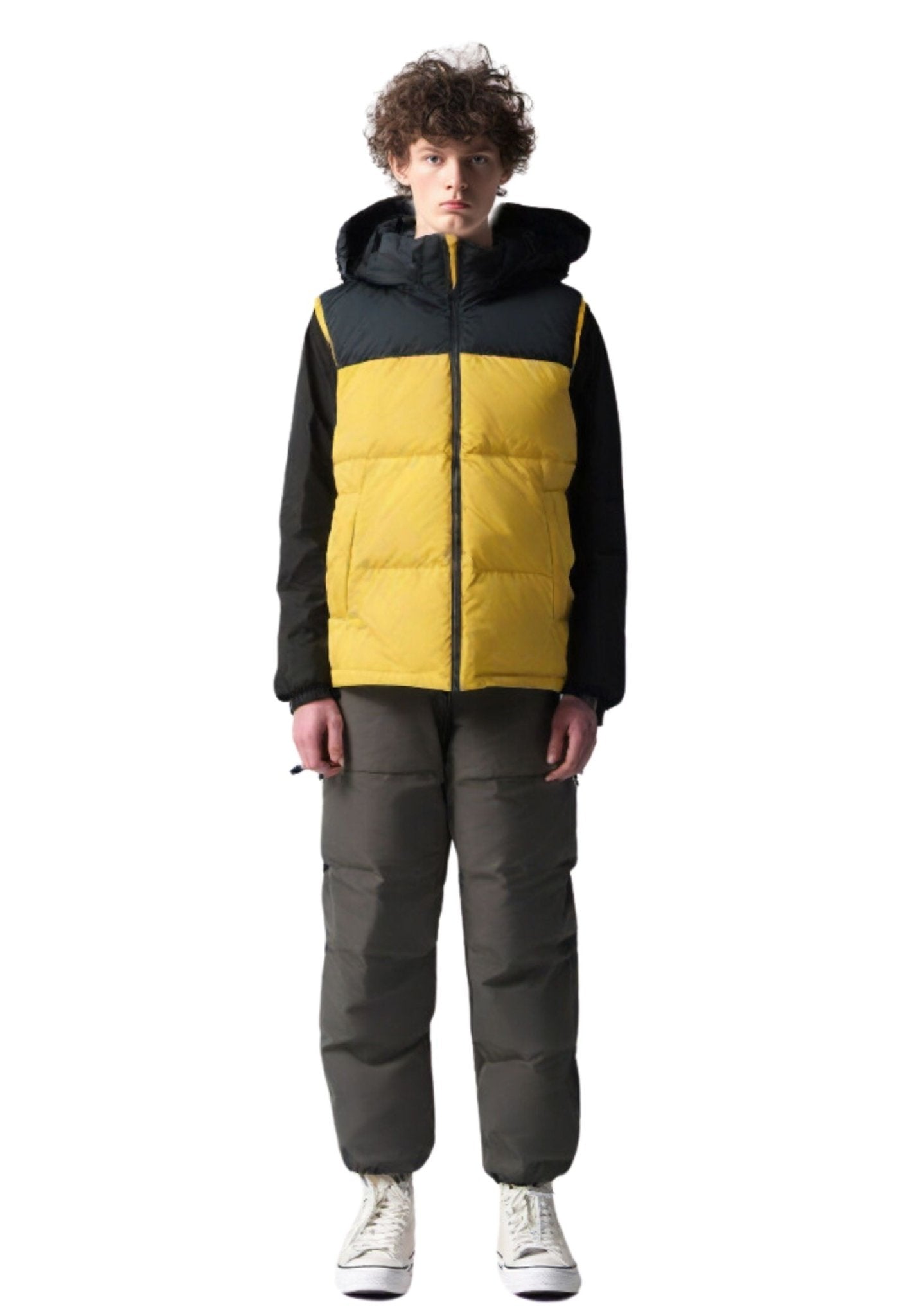 CHALECO MARRON COMBINADO PADDED VEST - AREA ZERO