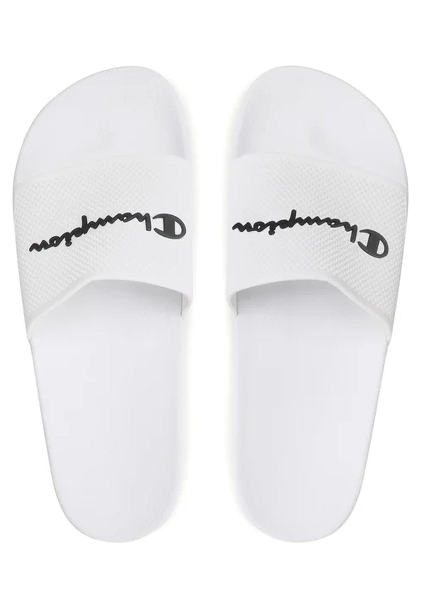 CHANCLAS CHAMPION BLANCAS DE PALA LOGO LETRAS - AREA ZERO