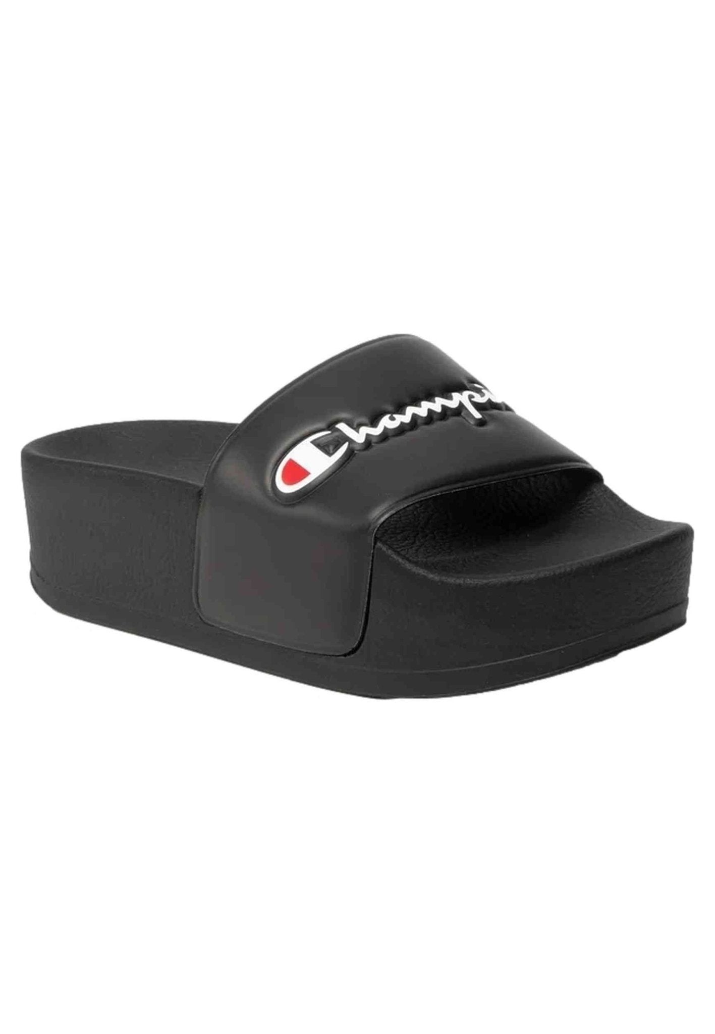 CHANCLAS CHAMPION NEGRAS CABANA SLIDE - AREA ZERO