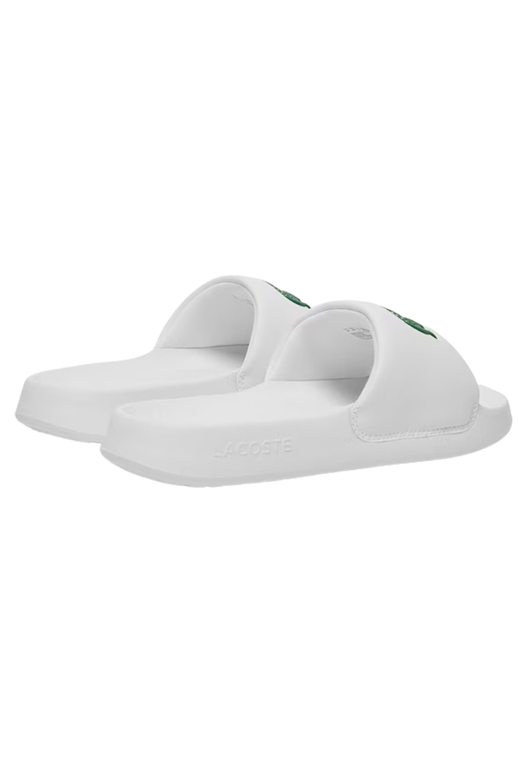 CHANCLAS LACOSTE BLANCAS SERVE SLIDE 1.0