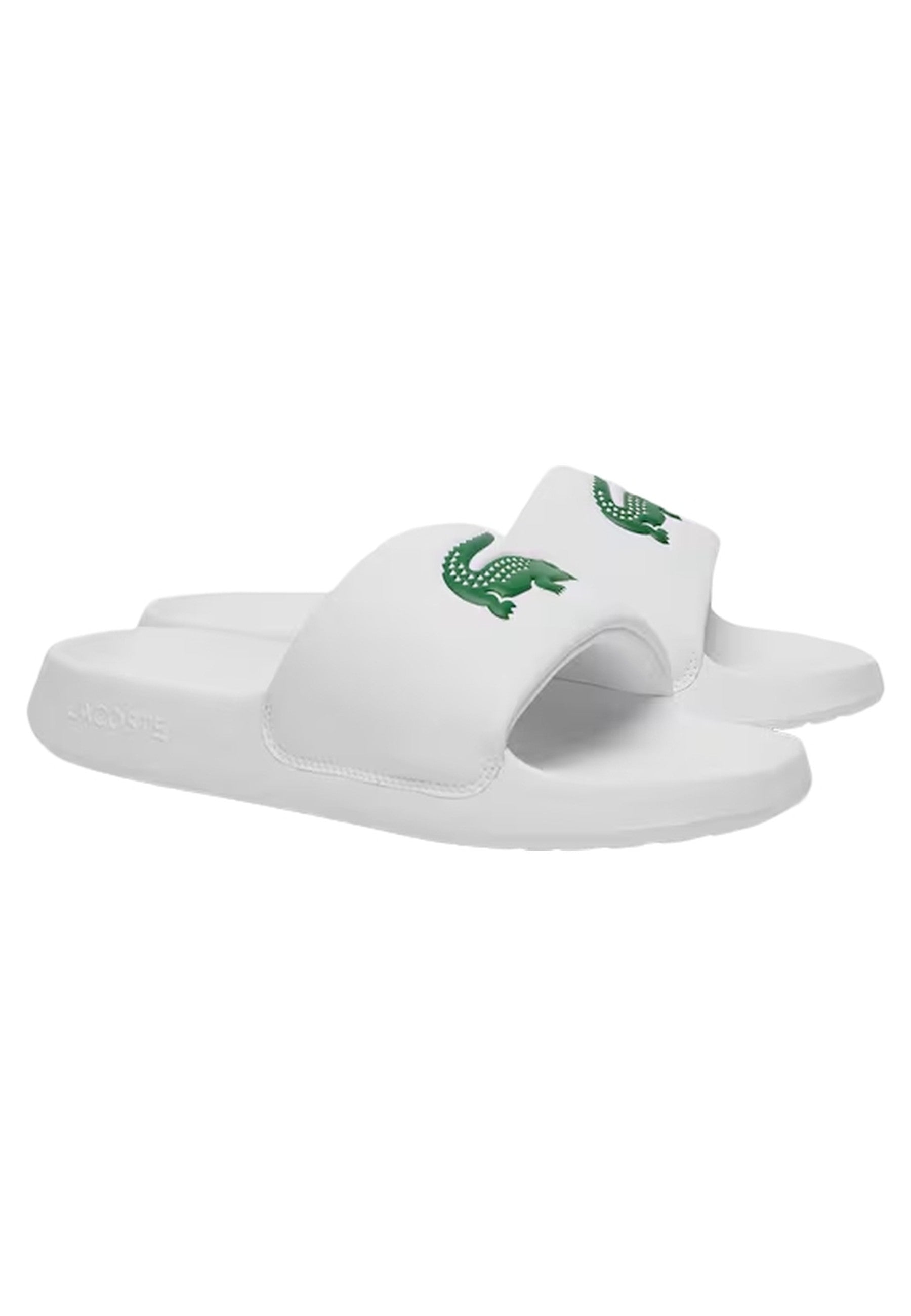CHANCLAS LACOSTE BLANCAS SERVE SLIDE 1.0