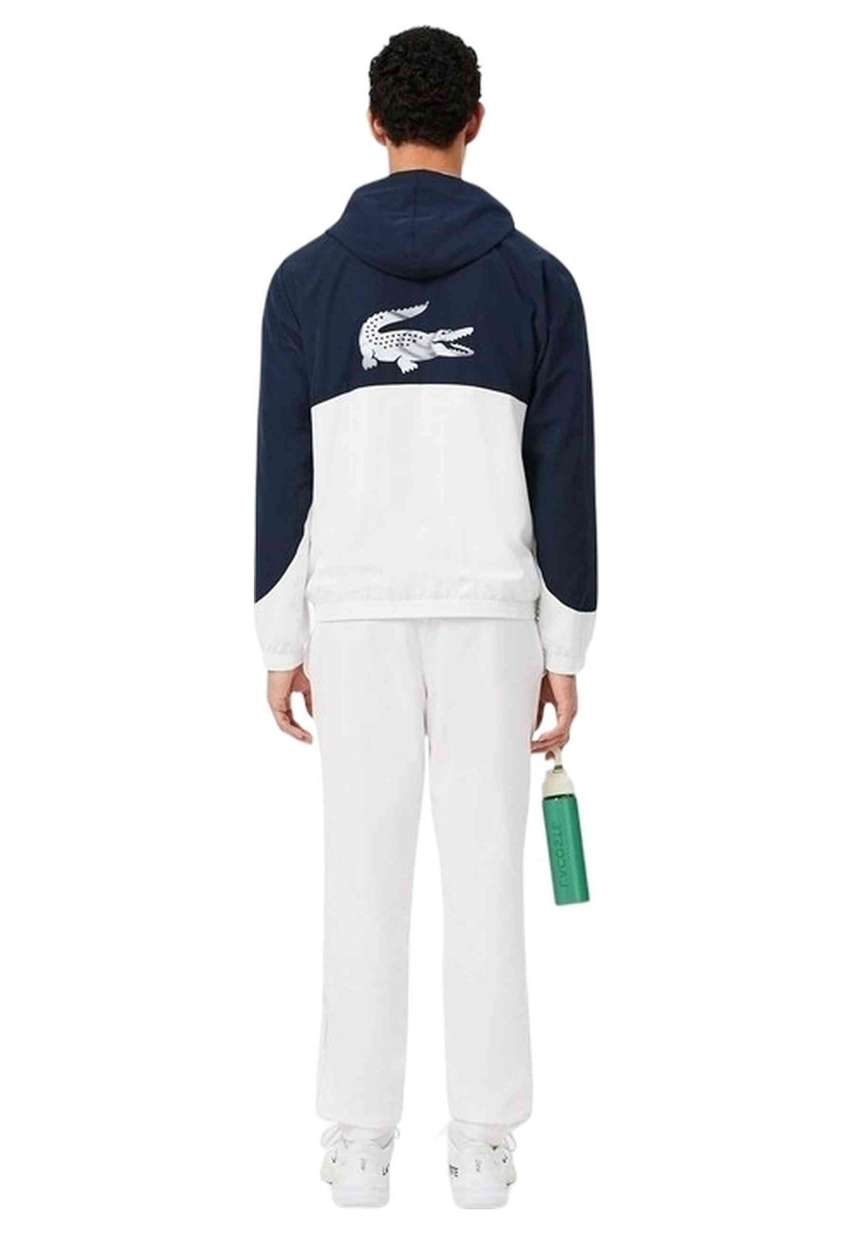CHANDAL LACOSTE BLANCO COLOURBLOCK CLASSIC LOGO TRACKSUIT