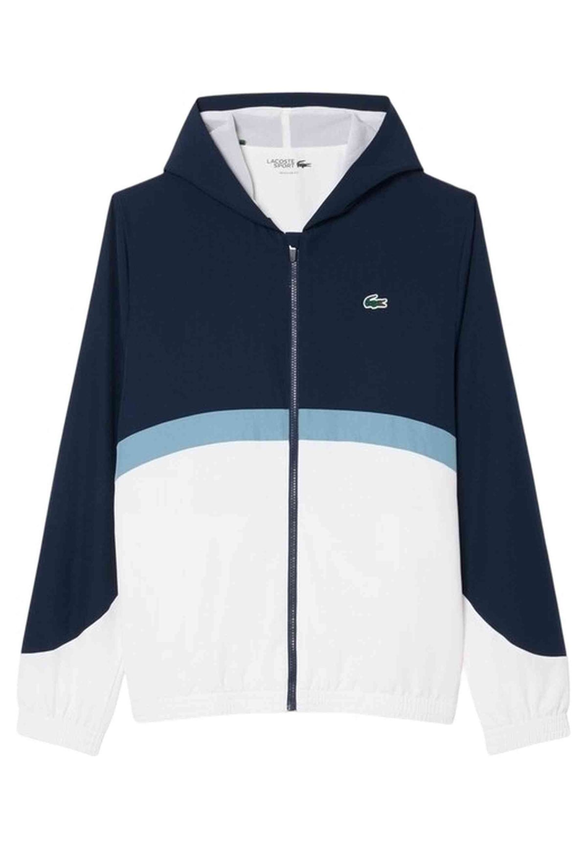 CHANDAL LACOSTE BLANCO COLOURBLOCK CLASSIC LOGO TRACKSUIT