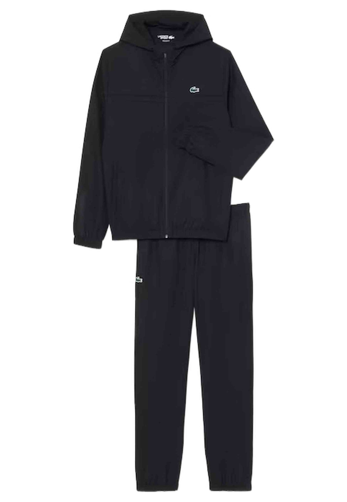 CHANDAL LACOSTE NEGRO DIAMOND TAFFETA SPORTS TRACKSUIT