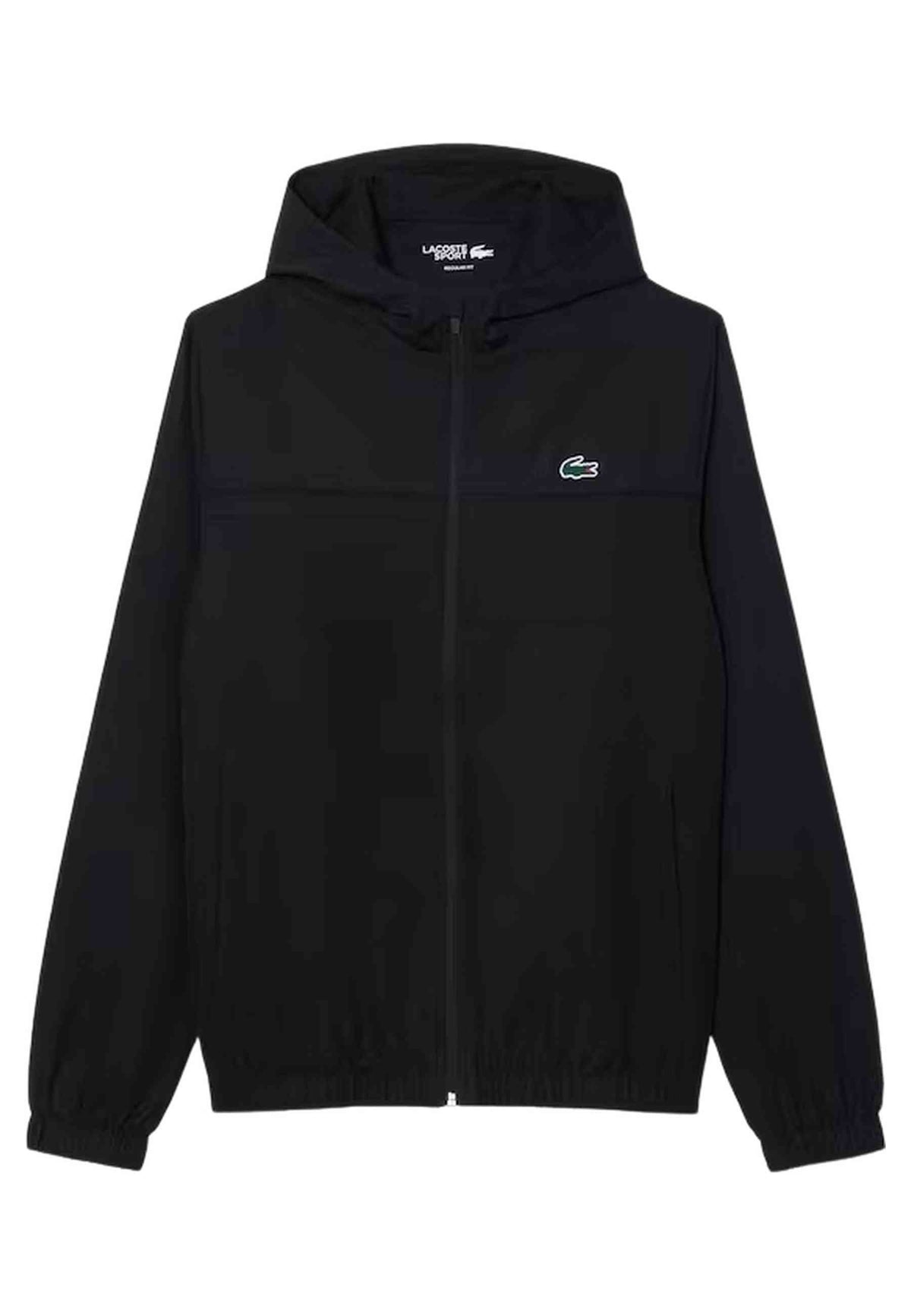 CHANDAL LACOSTE NEGRO DIAMOND TAFFETA SPORTS TRACKSUIT