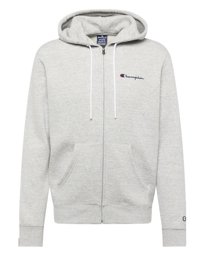 CHAQUETA CHAMPION GRIS SMALL TEXTED LOGO ZIPPER JACKET - AREA ZERO