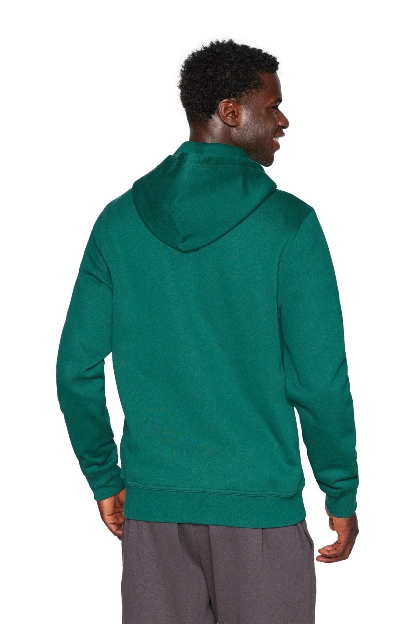 CHAQUETA CHAMPION VERDE SMALL LOGO HOODED FULL ZIP SWEATSHIRT - AREA ZERO