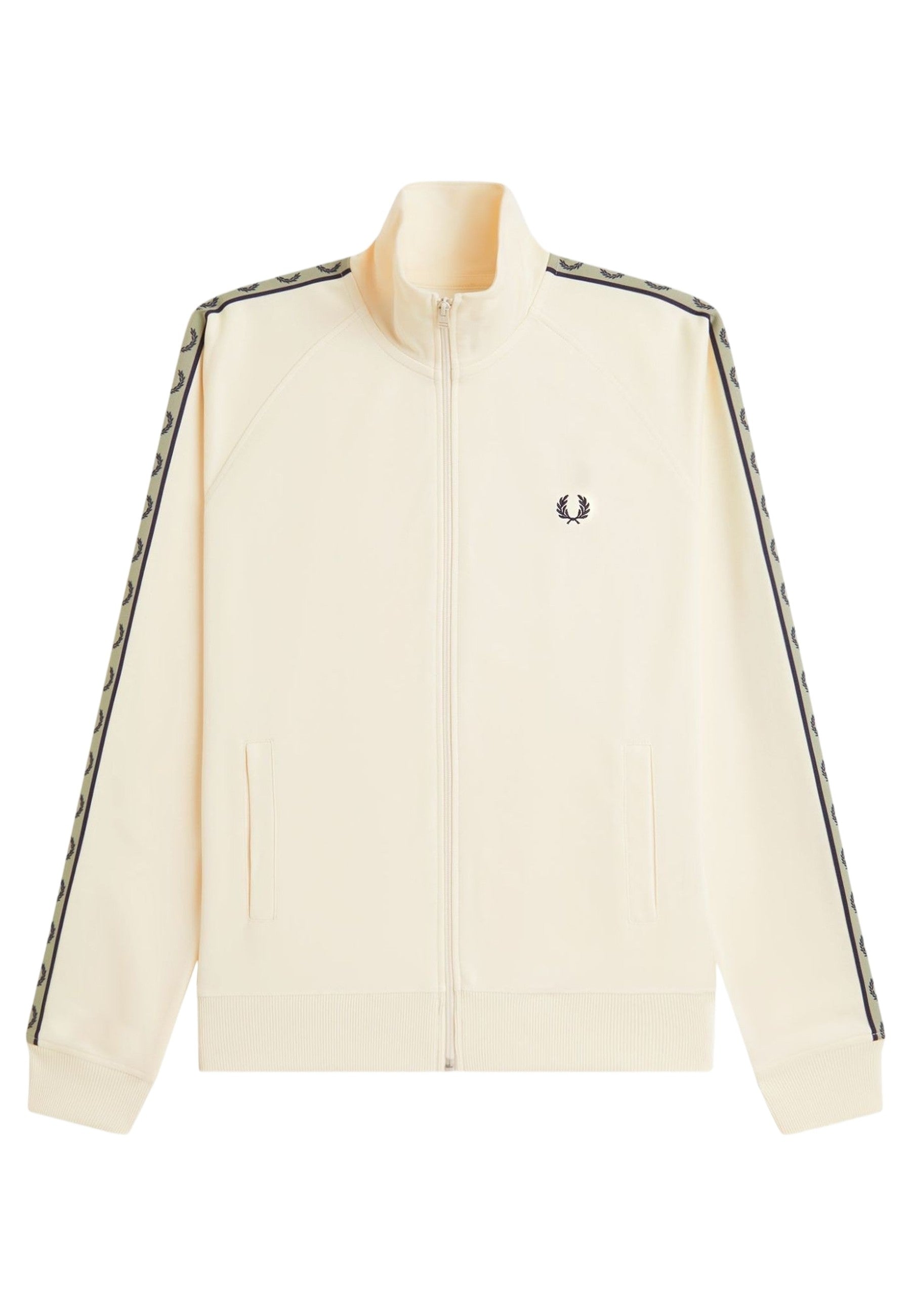 CHAQUETA FRED PERRY CRUDA CONTRAST TAPE TRACK JACKET
