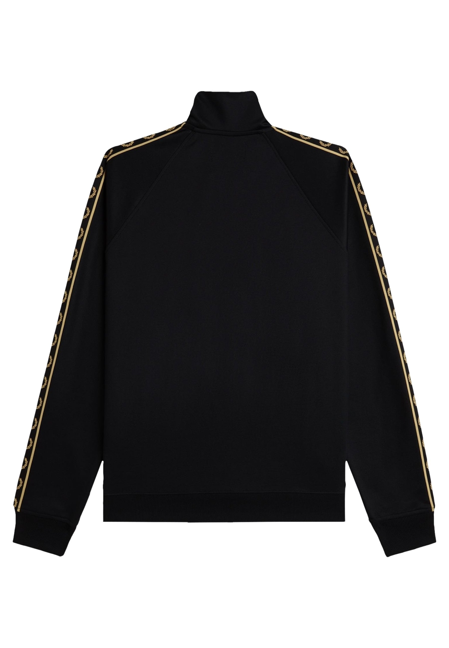 CHAQUETA FRED PERRY NEGRA CONTRAST TAPE TRACK JACKET