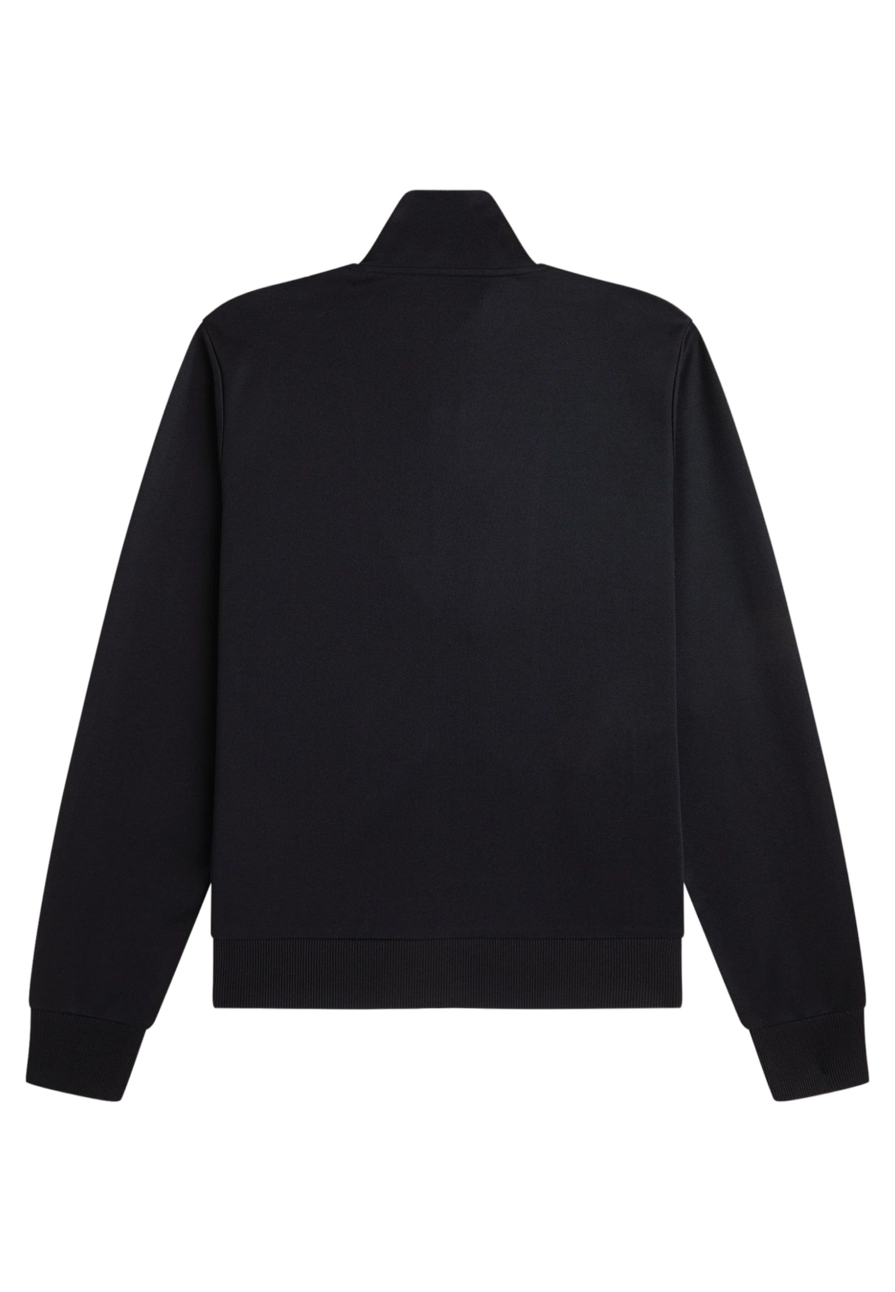 CHAQUETA FRED PERRY NEGRA KNITTED FRONT TRACK JACKET
