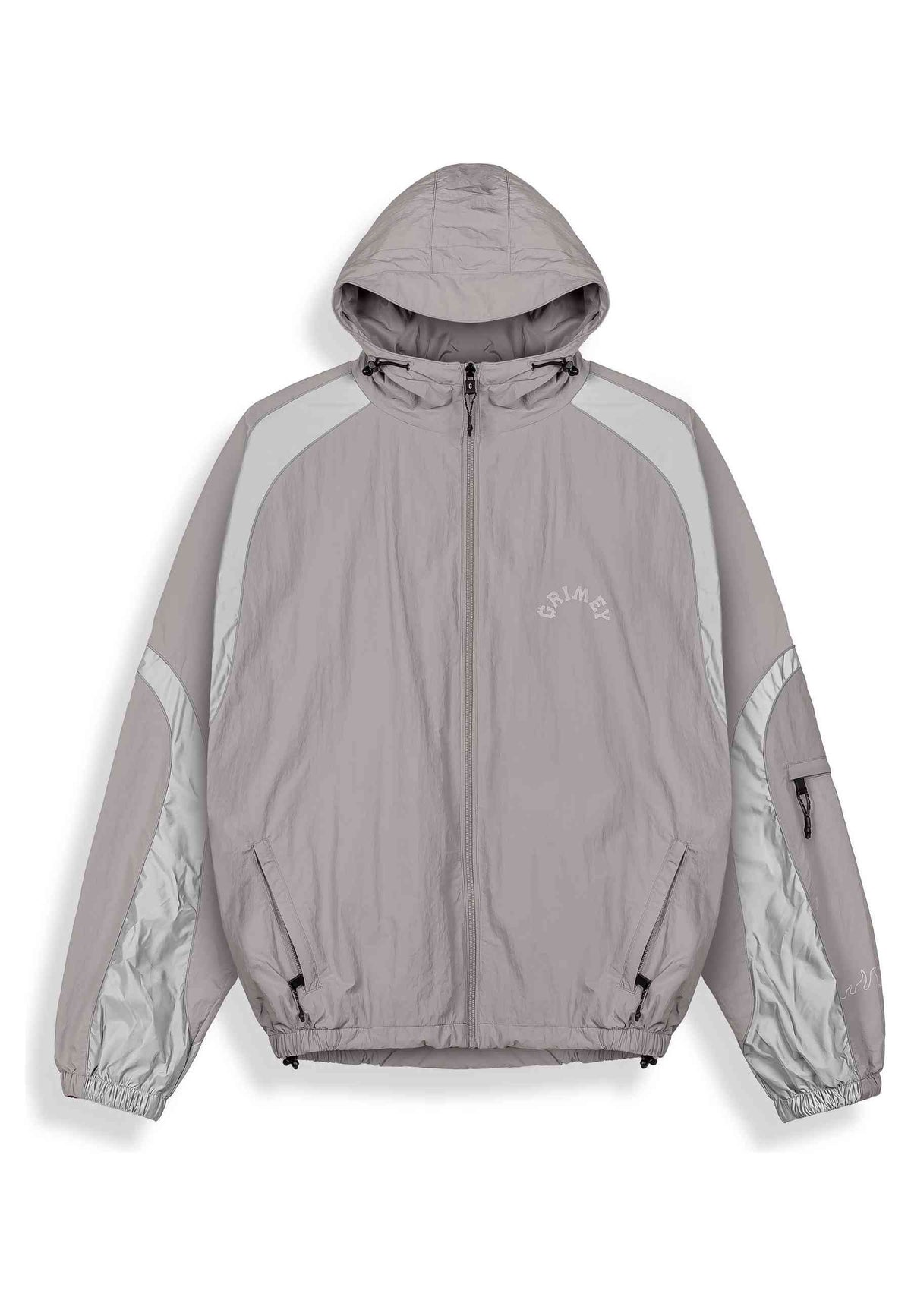 chaqueta Grimey The Infamous Windbreaker gris