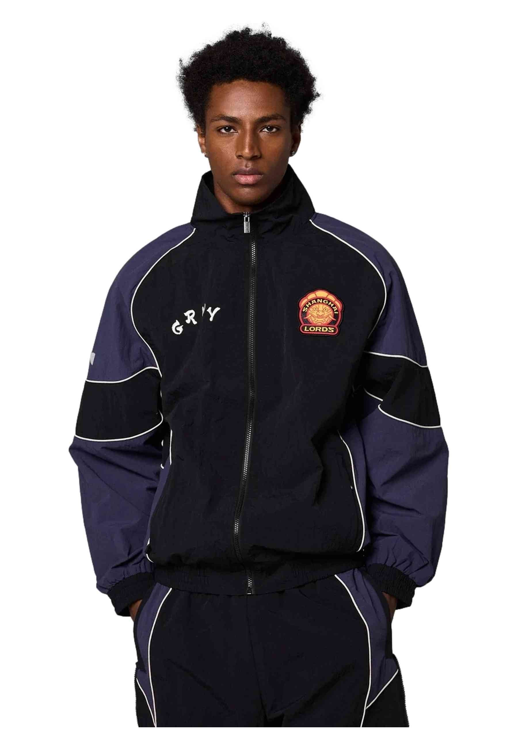 CHAQUETA GRIMEY NEGRA SAMPANS TRACKJACKET