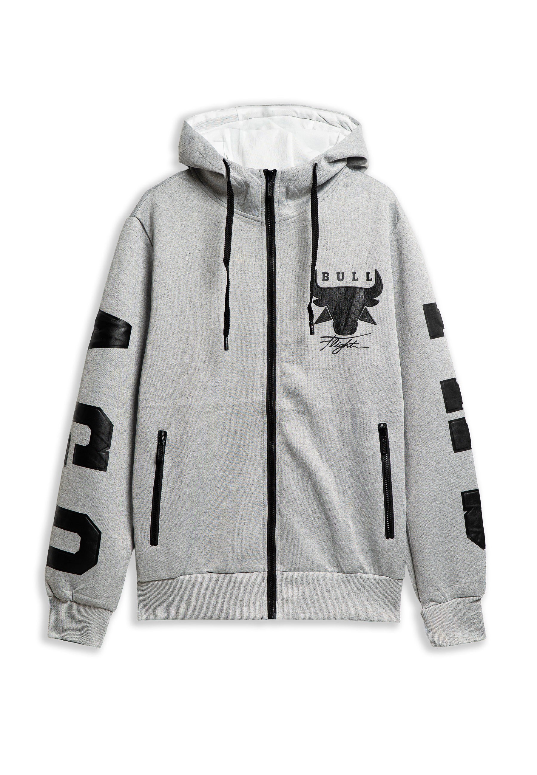 CHAQUETA GRIS BULL FLIGHT TRACKJACKET