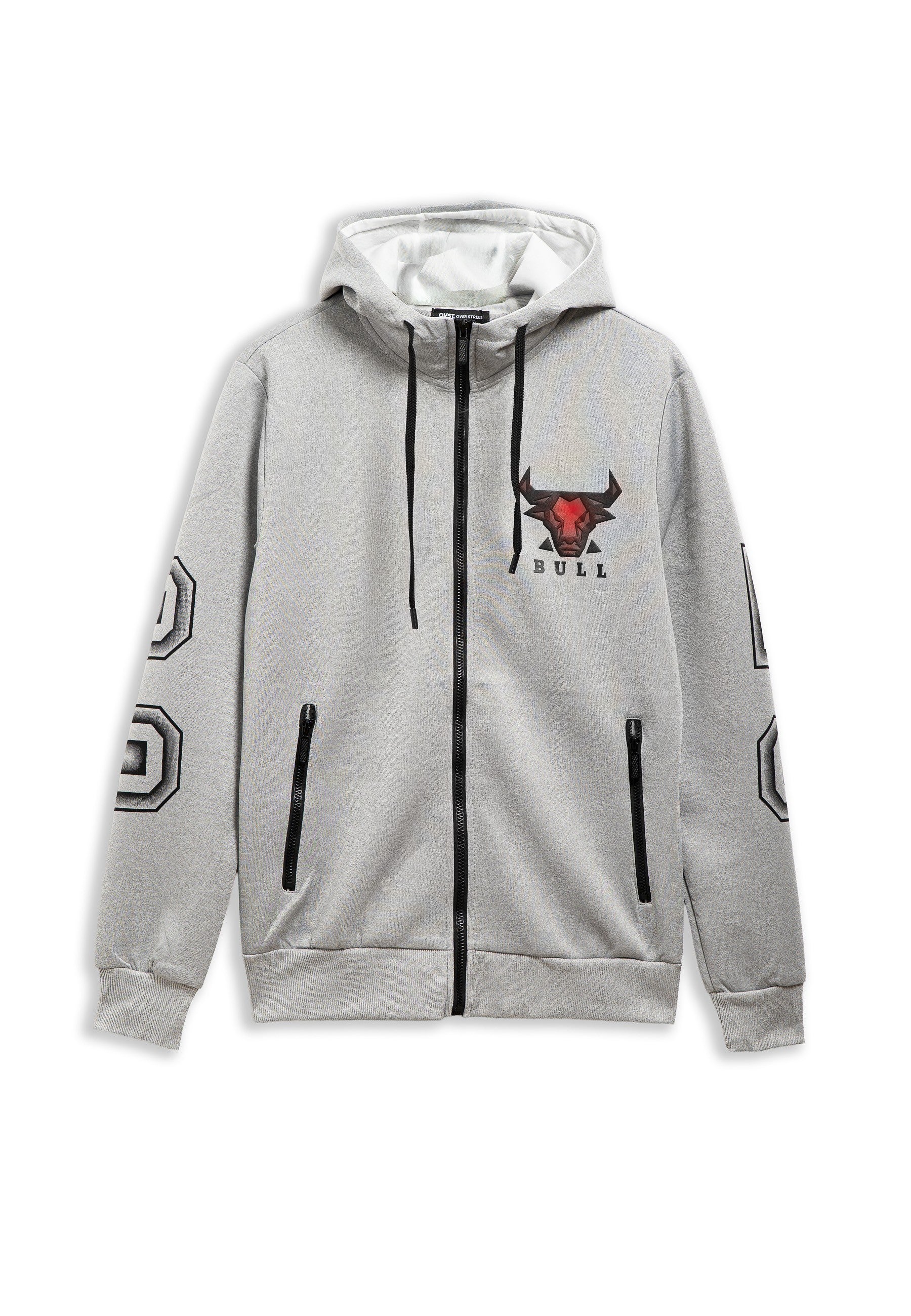 CHAQUETA GRIS BULL POLY TRACKJACKET