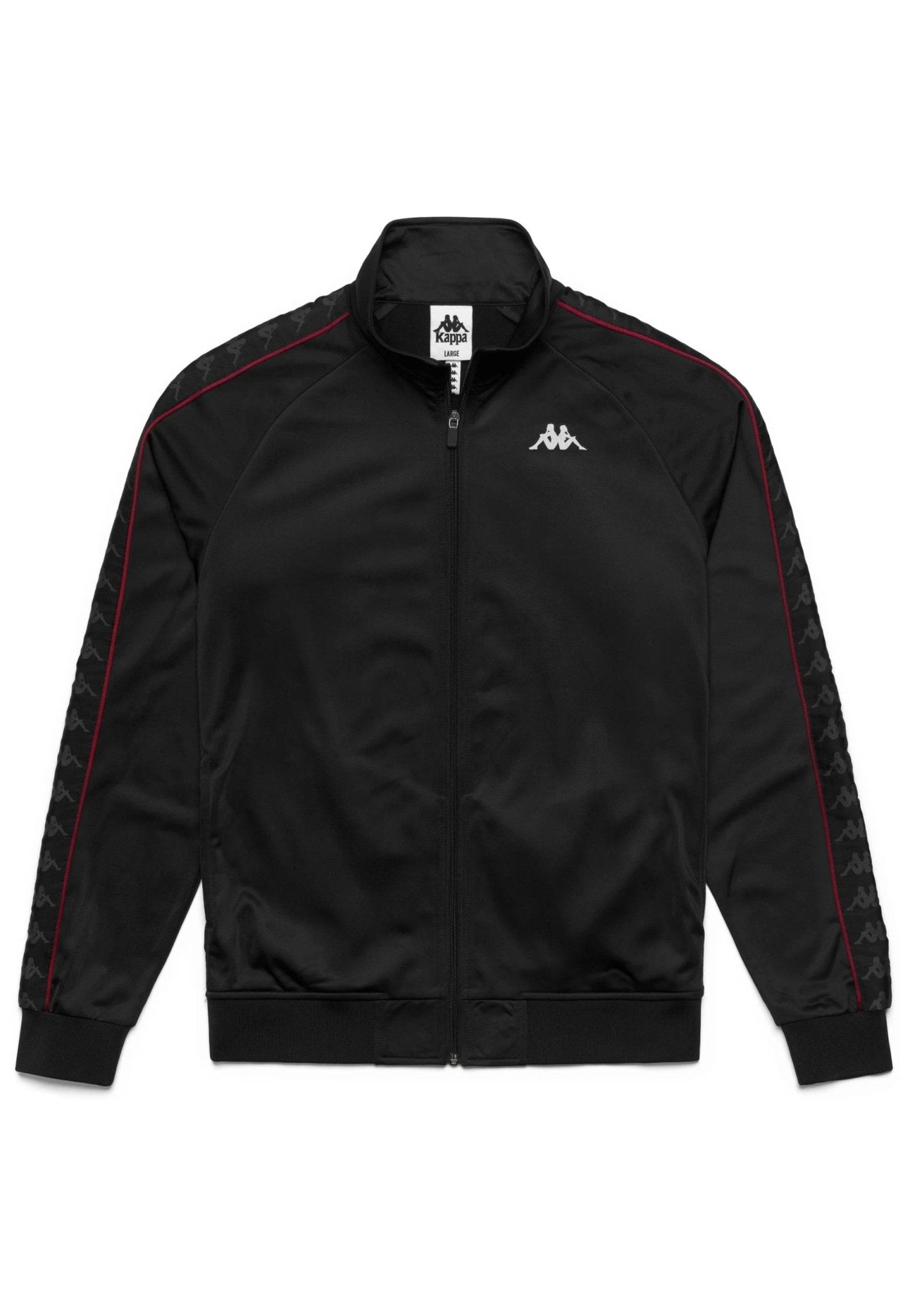 CHAQUETA KAPPA NEGRA ANNISTON SLIM 222 BANDA JACKET - AREA ZERO