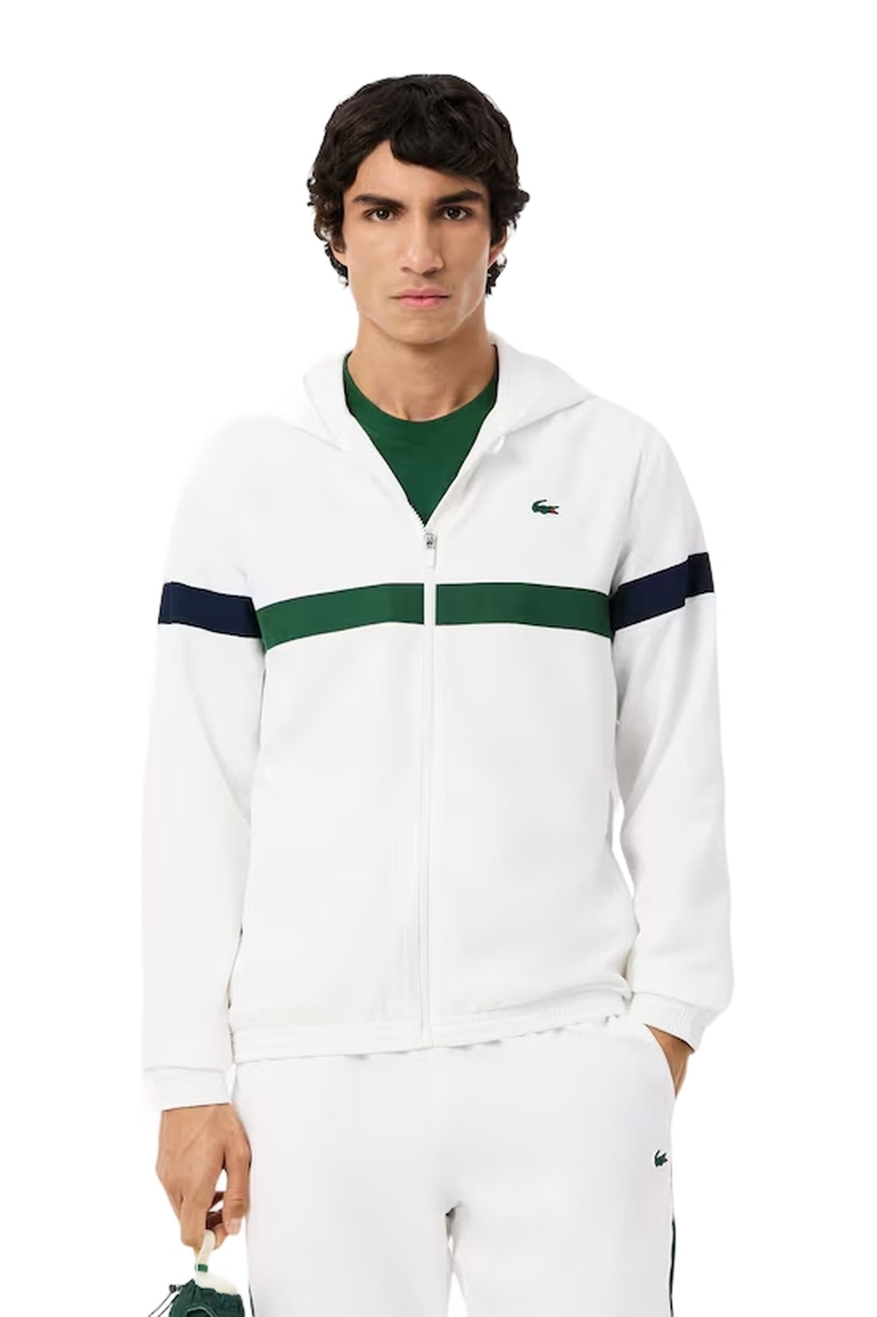 CHAQUETA LACOSTE BLANCA COLOURBLOCK TRACKJACKET