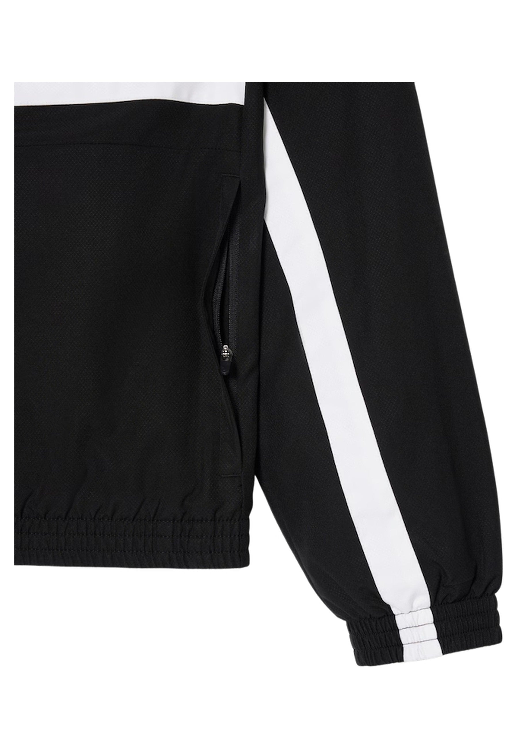 CHAQUETA LACOSTE NEGRA BACK CROCO TRACKJACKET