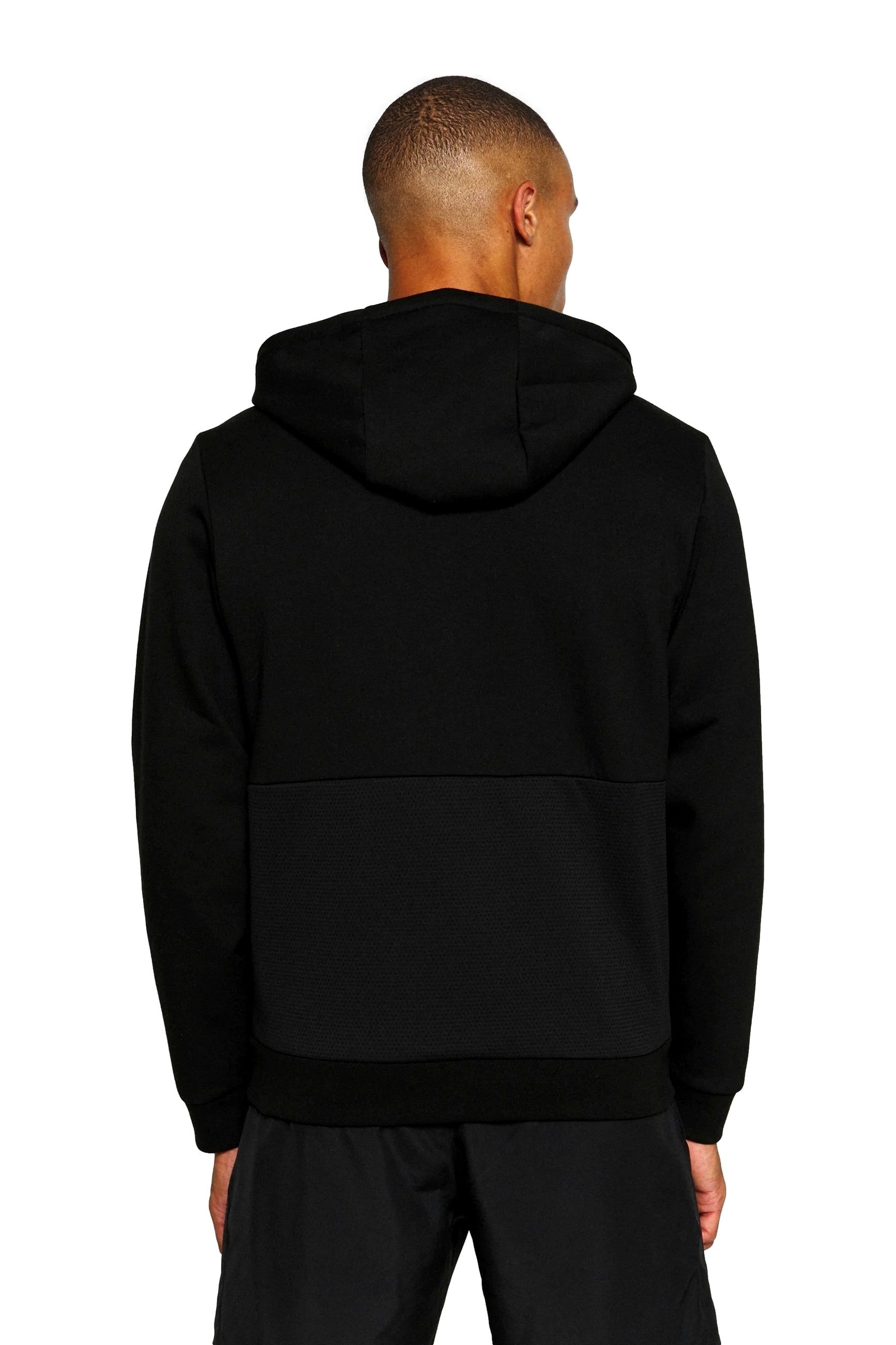 CHAQUETA LACOSTE NEGRA BASIC ZIPPED JACKET