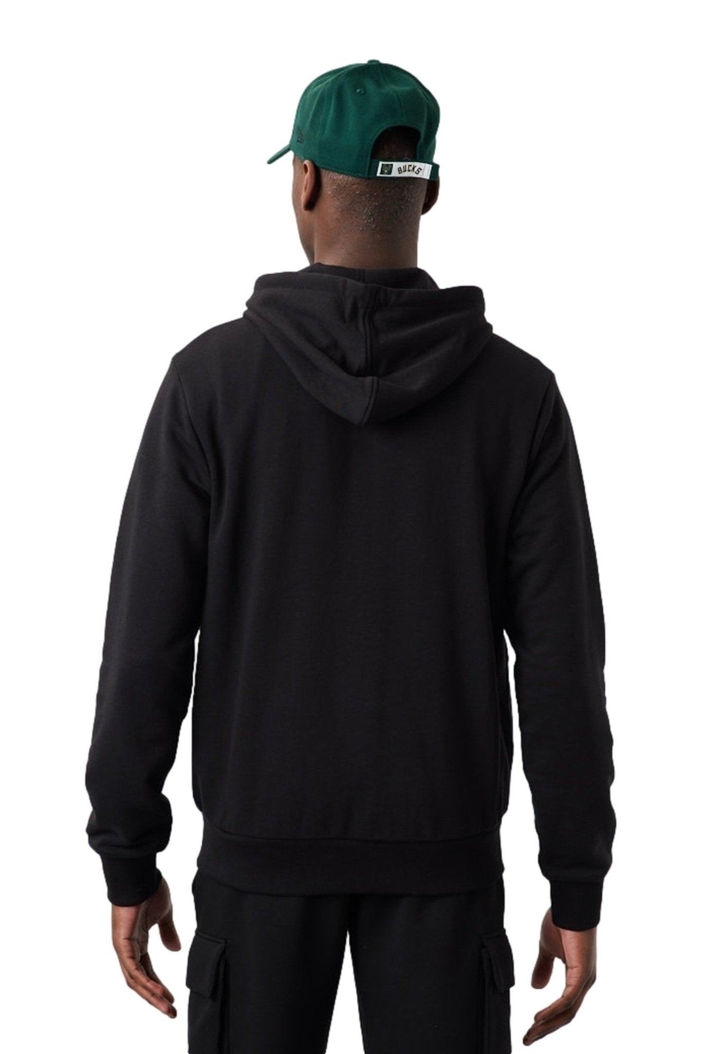 CHAQUETA NEW ERA NEGRA BUCKS SCRIPT FULL ZIP MILBUC - AREA ZERO