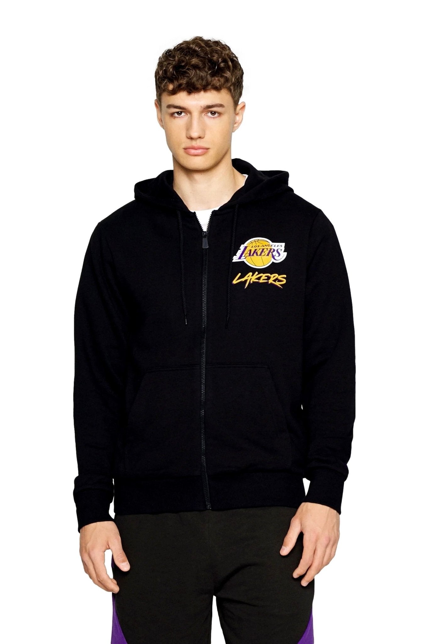 CHAQUETA NEW ERA NEGRA LAKERS NBA SCRIPT FZ LOSLAK - AREA ZERO