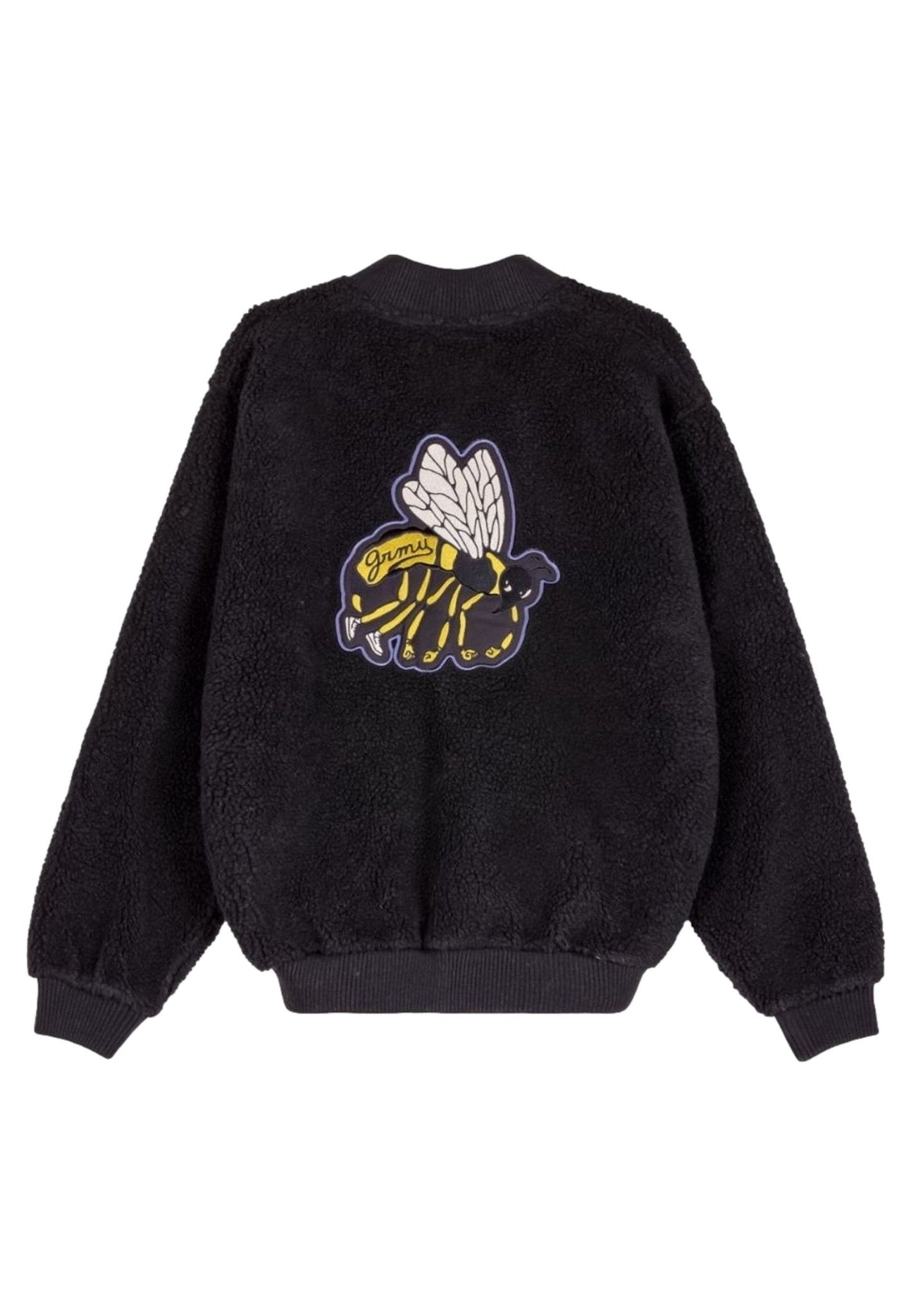 CHAQUETA POLAR GRIMEY NEGRA HIVE SHERPA BUTTON SWEATSHIRT - AREA ZERO