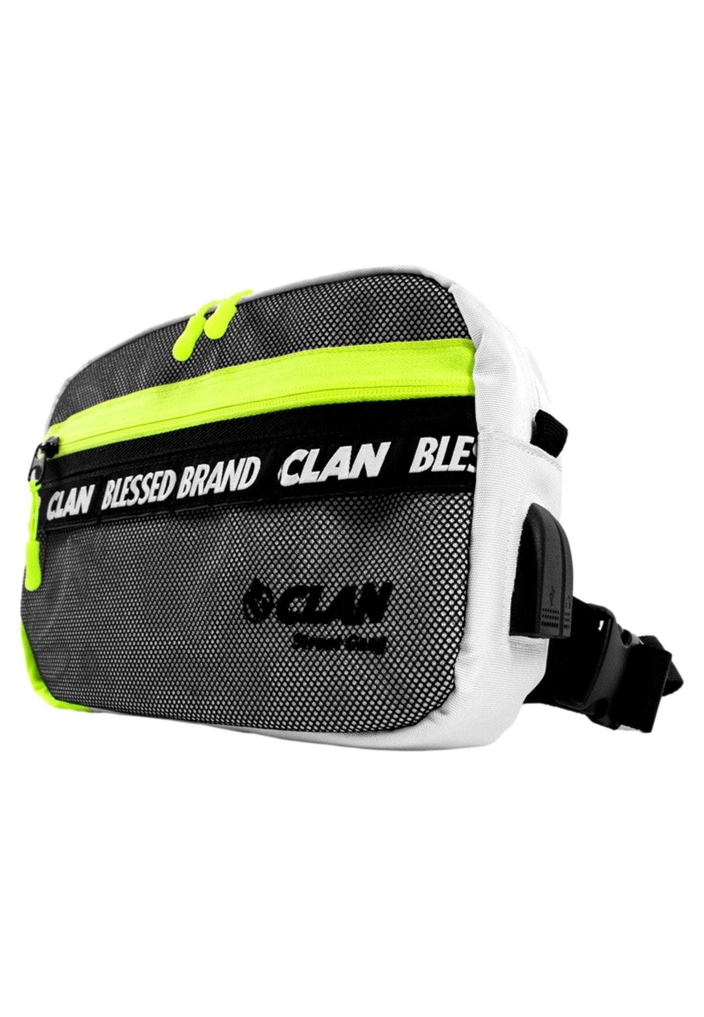 CHESTBAG CLAN NEGRO YELLOW NEON - AREA ZERO