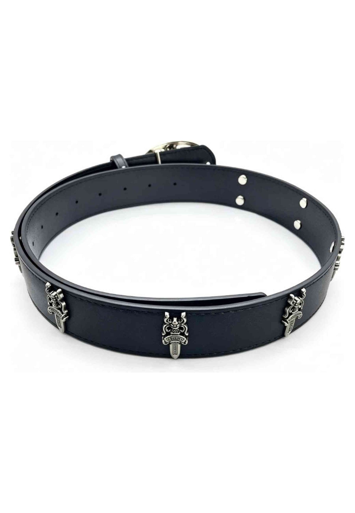 CINTURON NEGRO DAGGER LIS BUCKLE