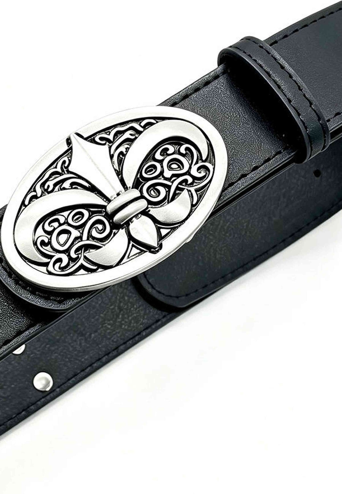 CINTURON NEGRO DAGGER LIS BUCKLE